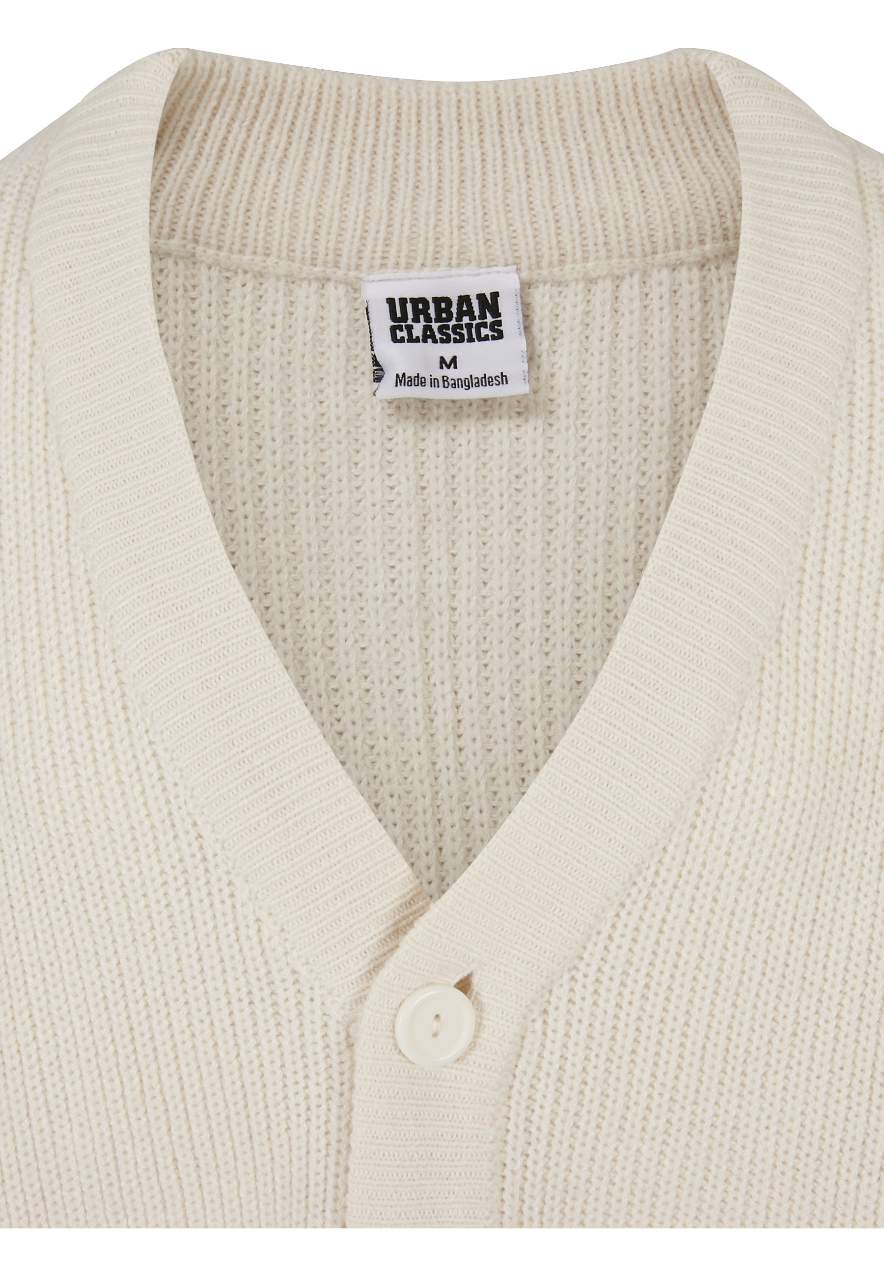 URBAN CLASSICS Strickjacke »Urban Classics Herren Sporty Boxy Cardigan« 1 Stk.