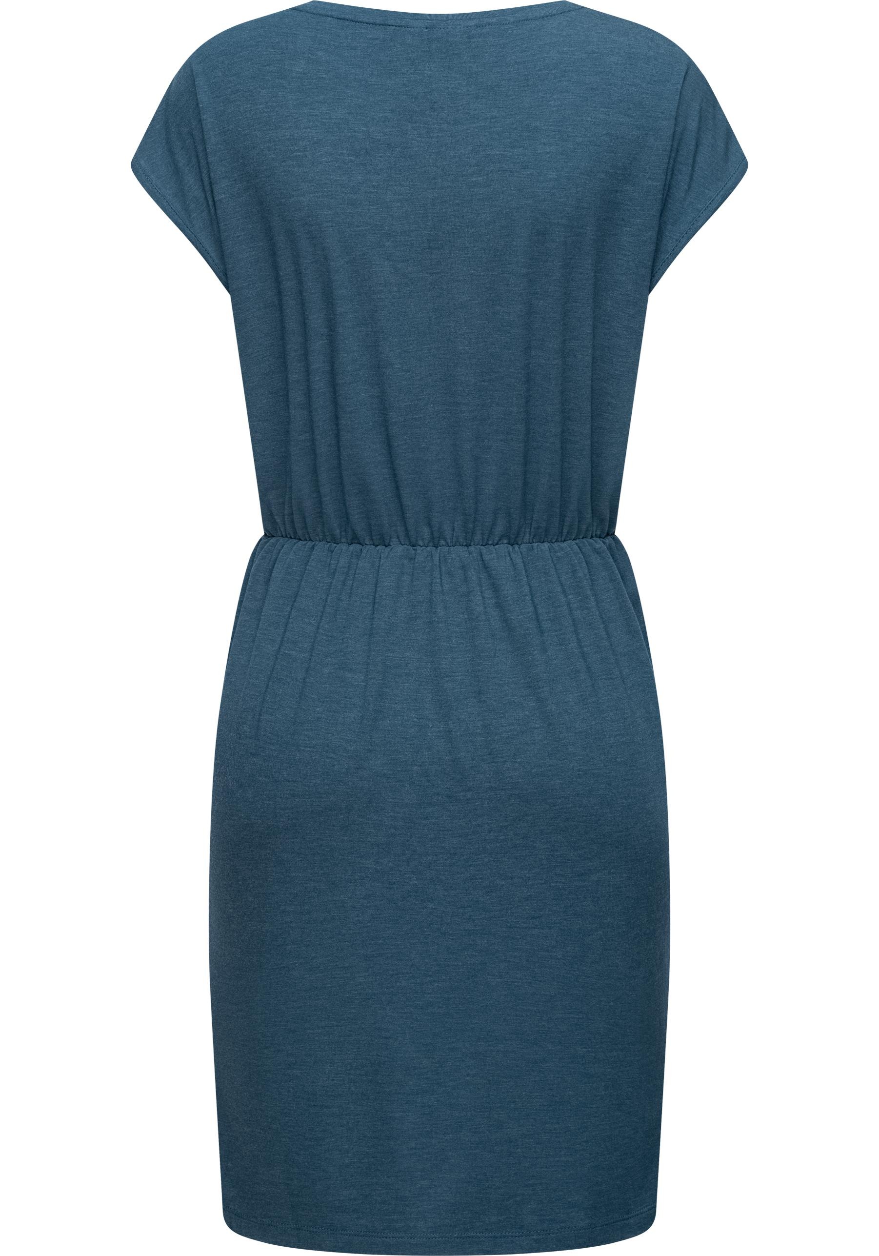 Thumbnail - Ragwear Jerseykleid "Copr" Ohne Taschen Stylisches Shirtkleid mit Raffungen