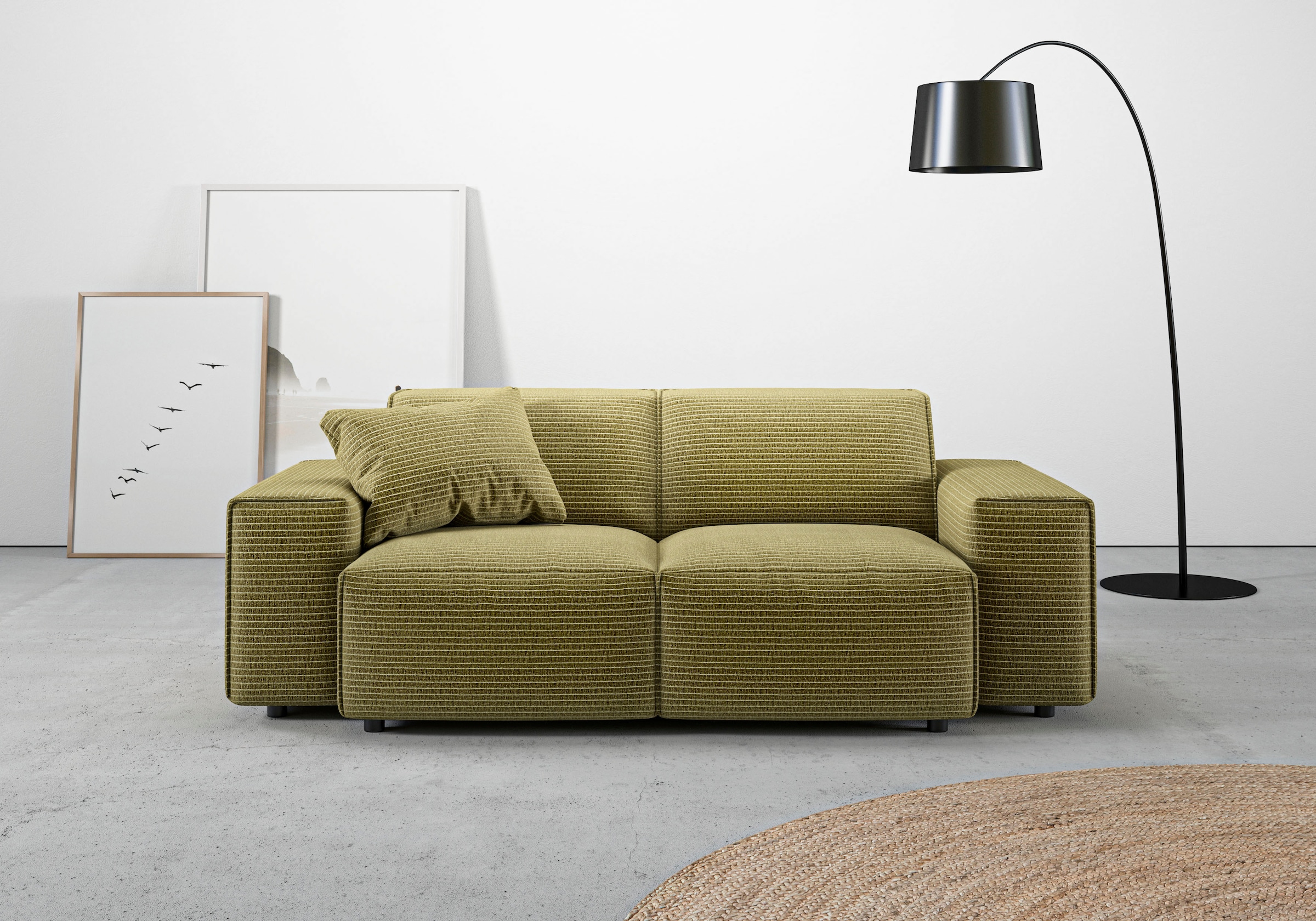 Home affaire 2-Sitzer "Glimminge auch in Breitcord + Feincord + Easy care-B günstig online kaufen