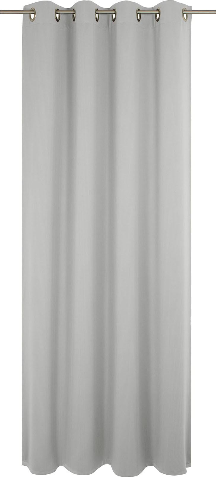 Adam Vorhang "Uni Collection light" Ösen 1 Stk. tlg. aus 100% Bio-Baumwolle, Vorhang nach Wunschmaß