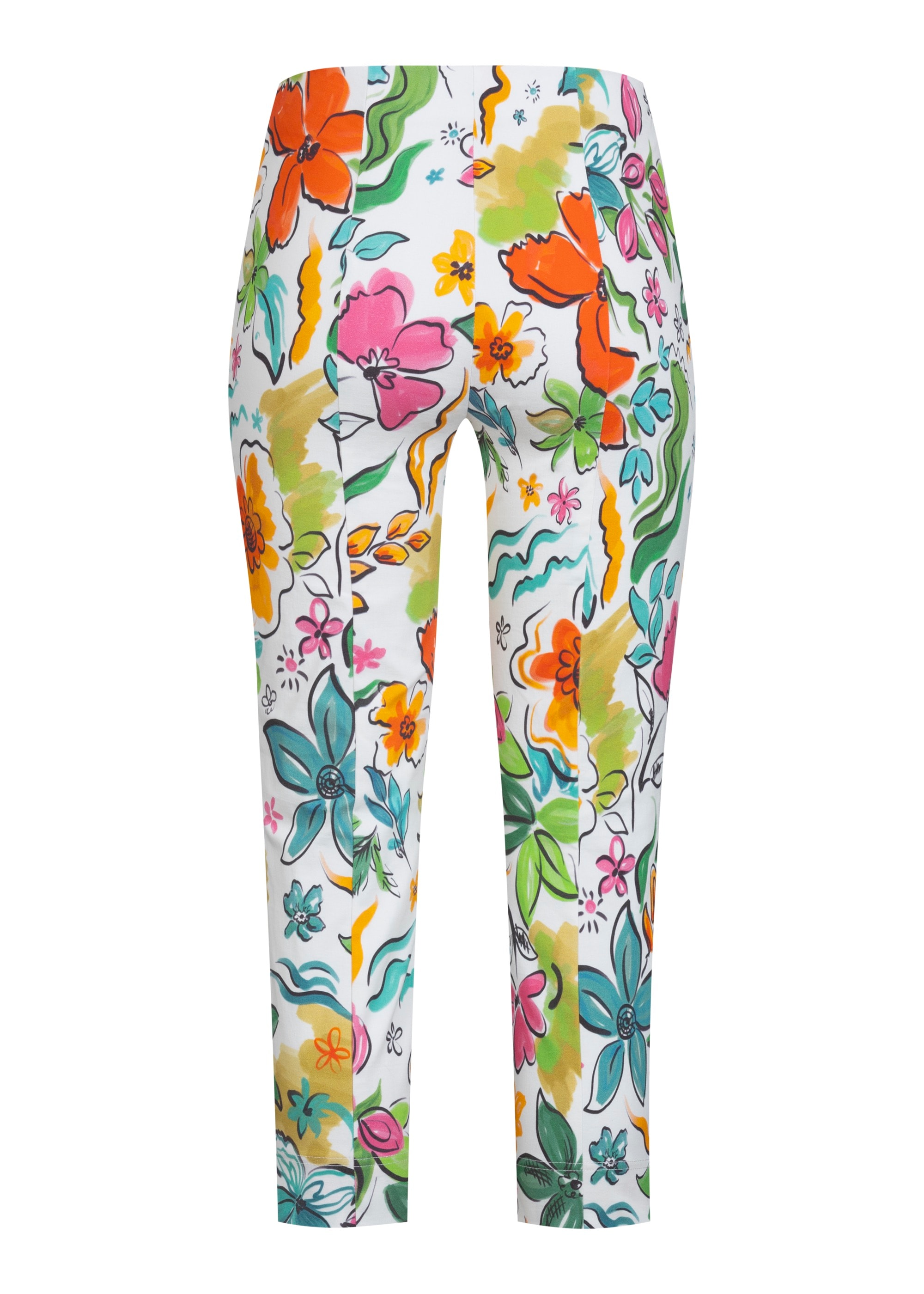 Stehmann 3/4-Hose, mit floralem Muster