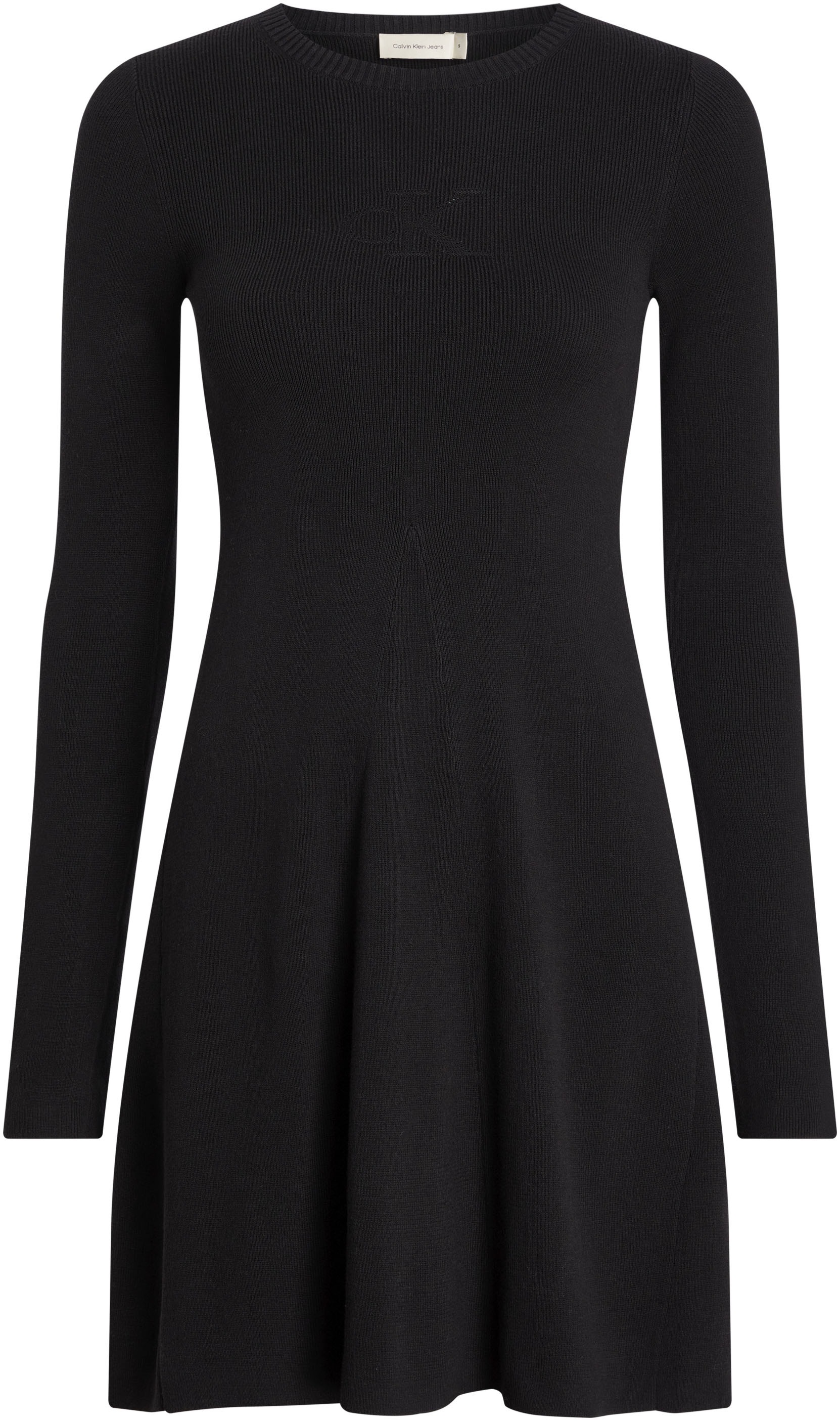 Calvin Klein Jeans Sweatkleid "CK INTARSIA SWEATER DRESS", mit Logostickere günstig online kaufen