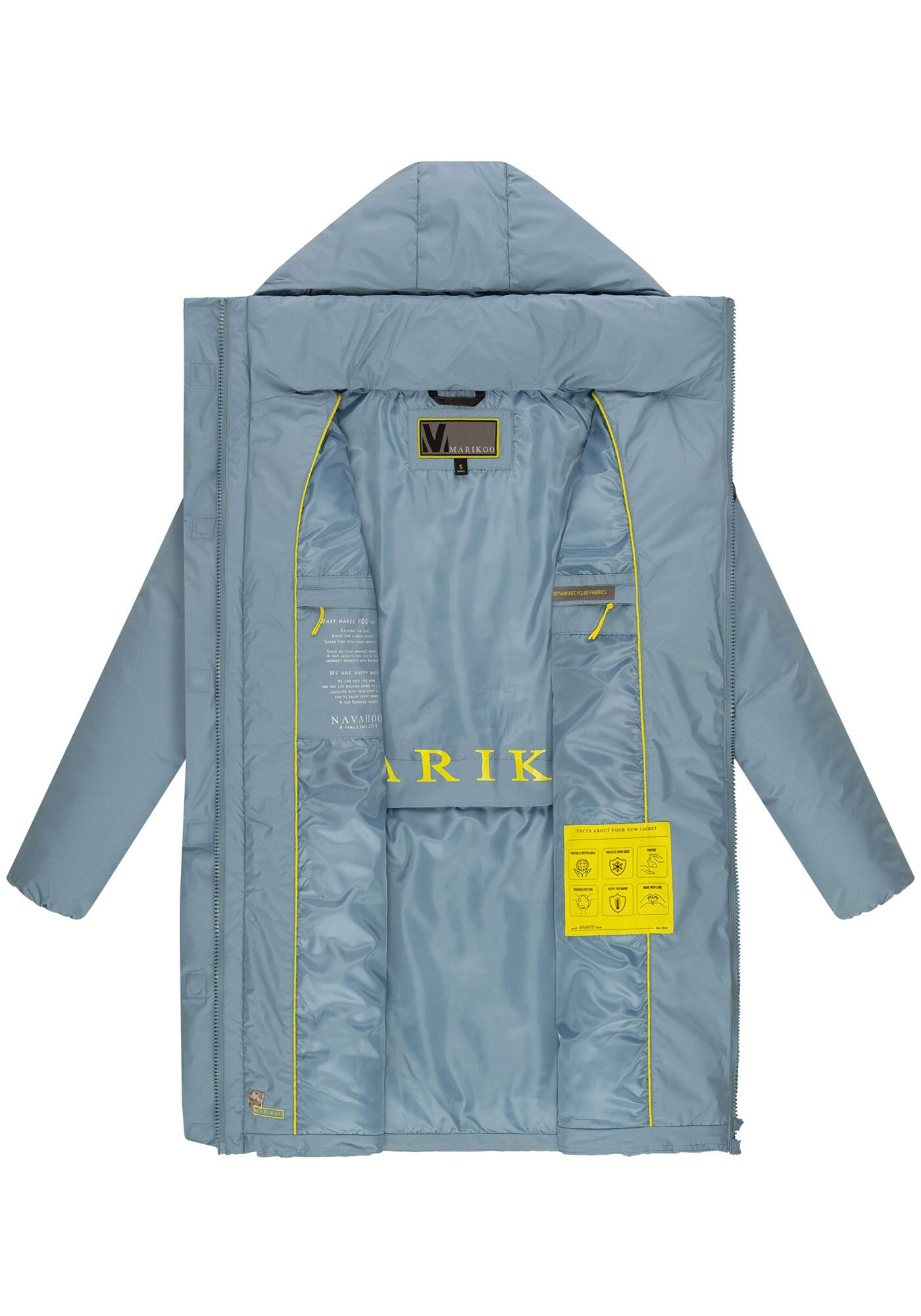 Marikoo Winterjacke »Nanami«, mit großer Kapuze