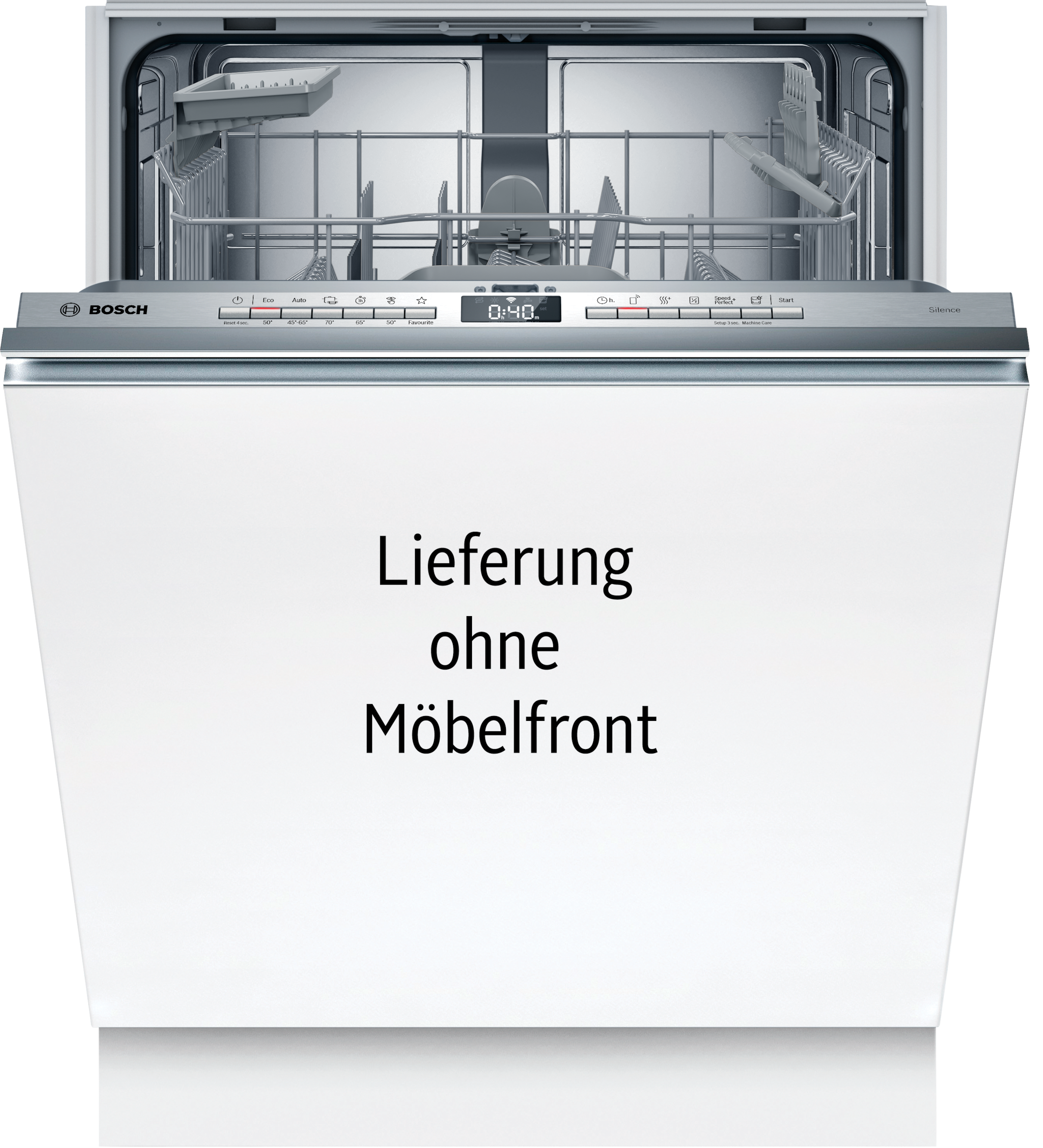 BOSCH vollintegrierbarer Geschirrspüler Serie 4 "SMV4HTX00E", 13 Maßgedecke