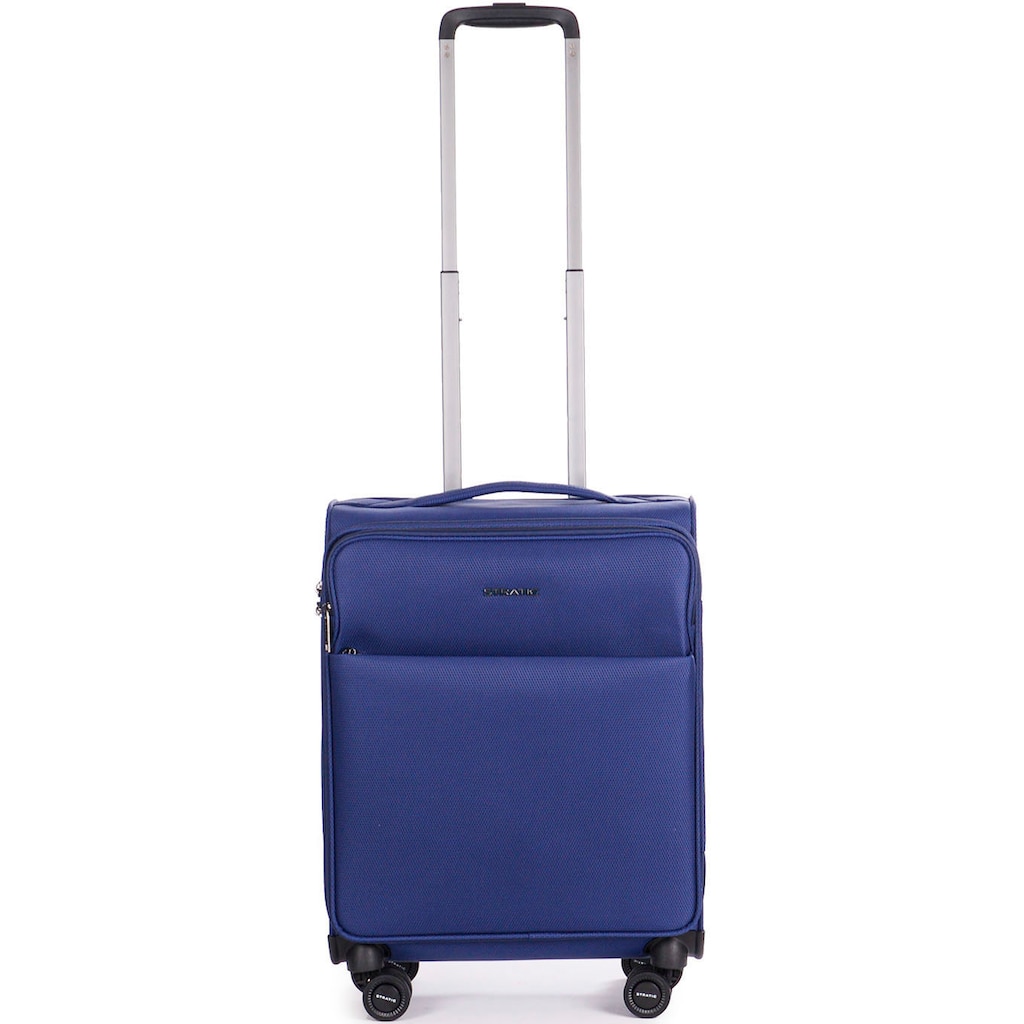 Stratic Weichgepäck-Trolley »Stratic Light + S, dark blue«, 4 Rollen