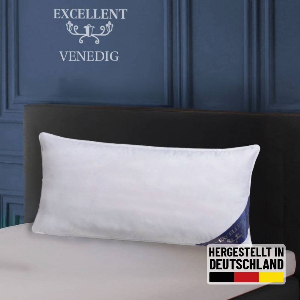 Excellent Kopfkissen "Venedig" Füllung: weisseneueFedernundDaunenKlasseI85F günstig online kaufen