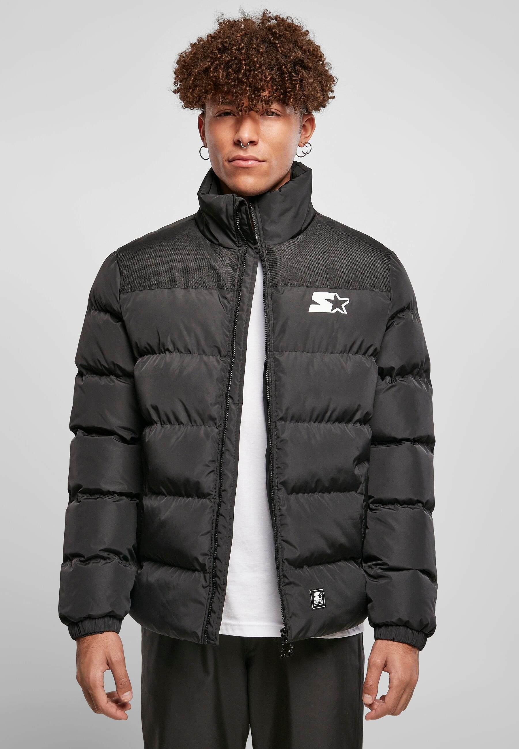 Starter Black Label Winterjacke »Starter Black Label Herren Starter Logo Puffer Jacket«, (1 St.), ohne Kapuze