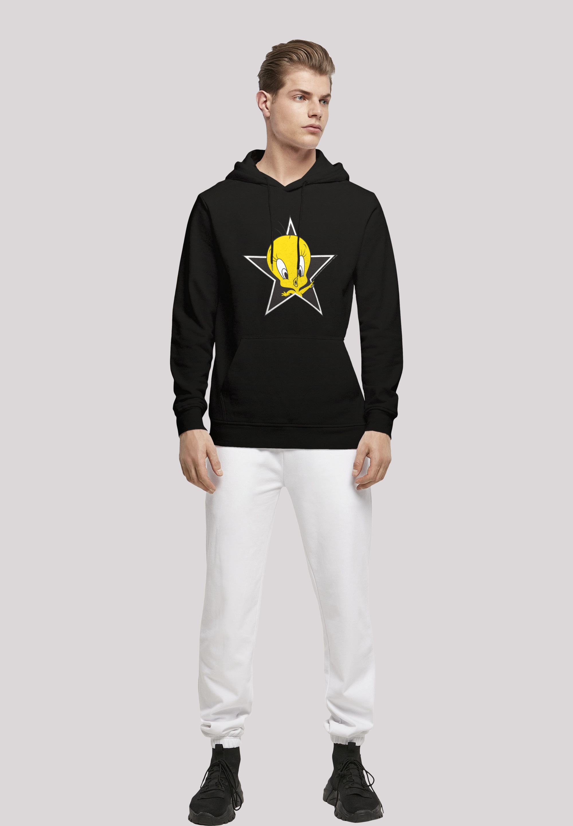 F4NT4STIC Kapuzenpullover »Looney Tunes Tweety Pie Star«, Print