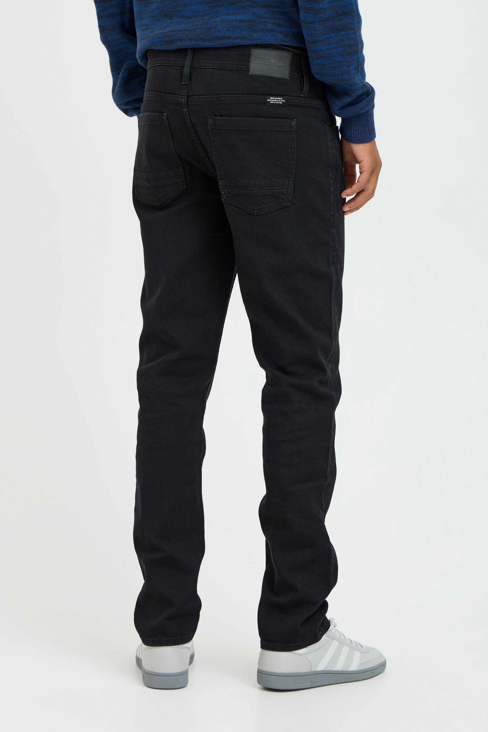Bequeme Jeans BLEND "Bequeme Jeans BHTwister", Herren, Gr. 36, Länge 34, schwarz (denim schwarz), Obermaterial: 81% Baumwolle CO. 17% Polyester PES. 2% Elasthan EL., Hosen 3
