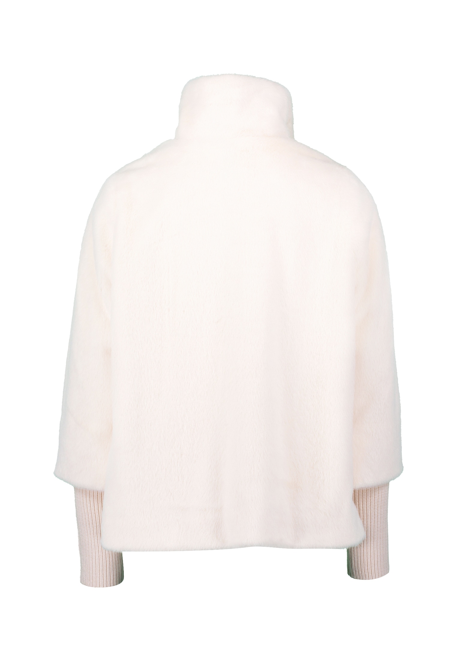 Zero Fellimitatjacke »zero Damen Fellimitat-Jacke mit Stehkragen«