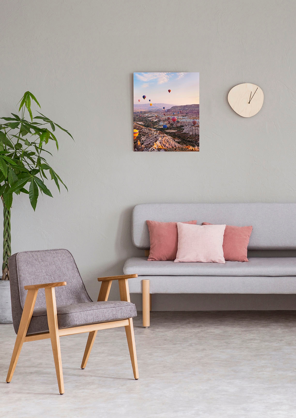 Marmony Infrarotheizung »Motiv Heißluftballon«, BxHxT: 50x60x2 cm, mit Fernbedienung und Timer