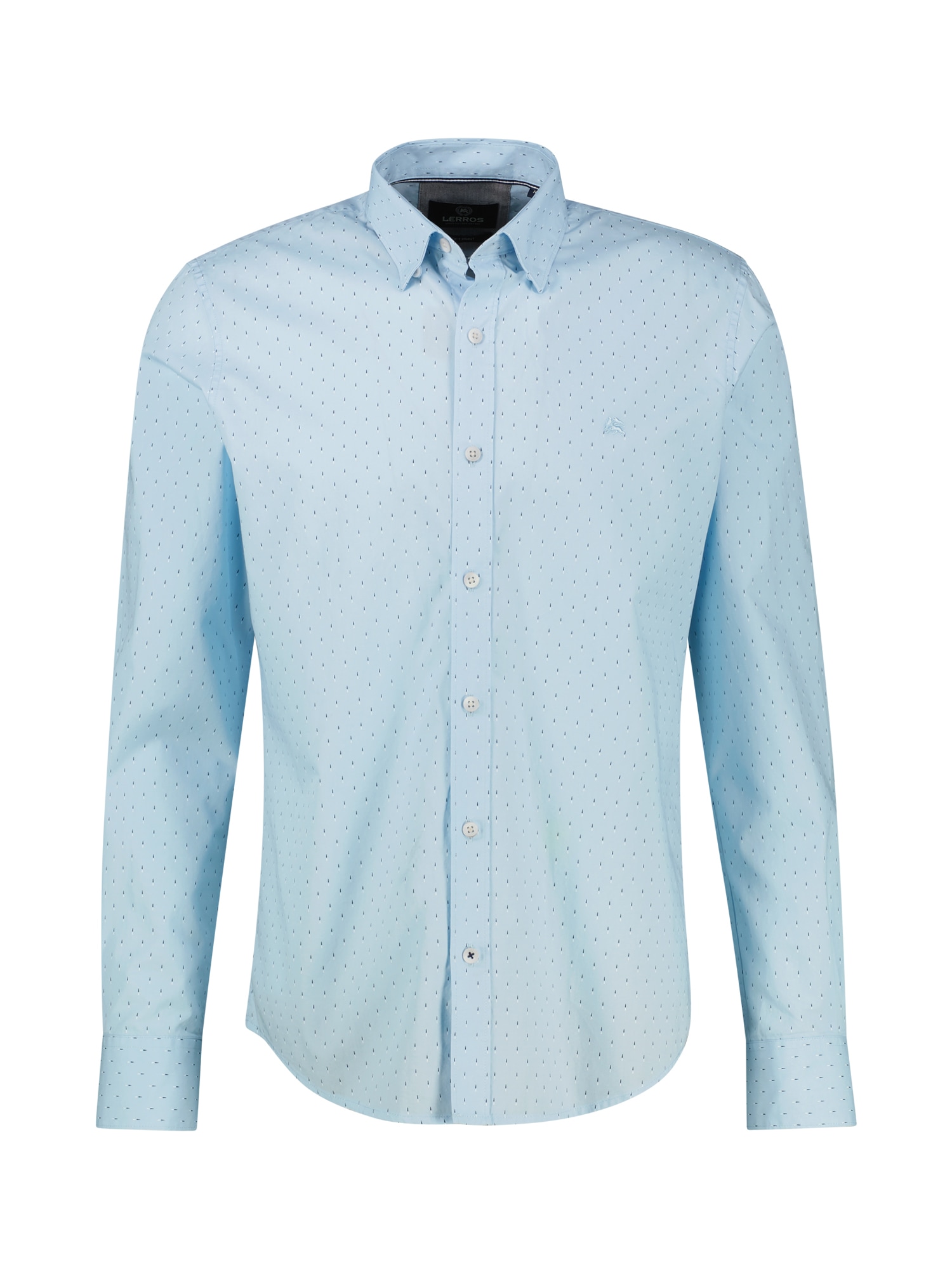LERROS Langarmhemd "Stylisches Poplinhemd, modisch gemustert" günstig online kaufen