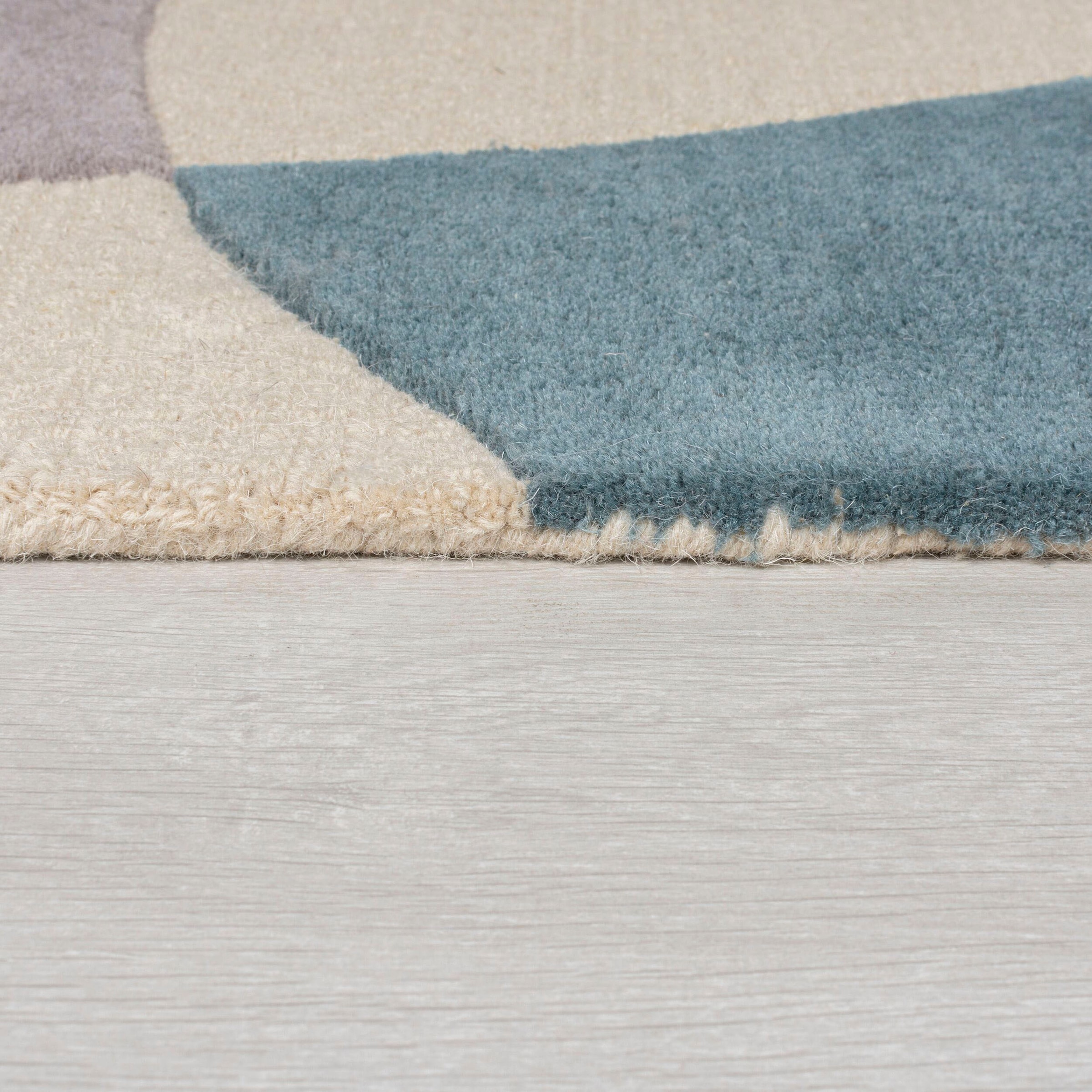 FLAIR RUGS BAUR | »Glow«, Hoch-Tief-Effekt, bestellen gemustert fußbodenheizungsgeeignet, Wollteppich rechteckig, mit