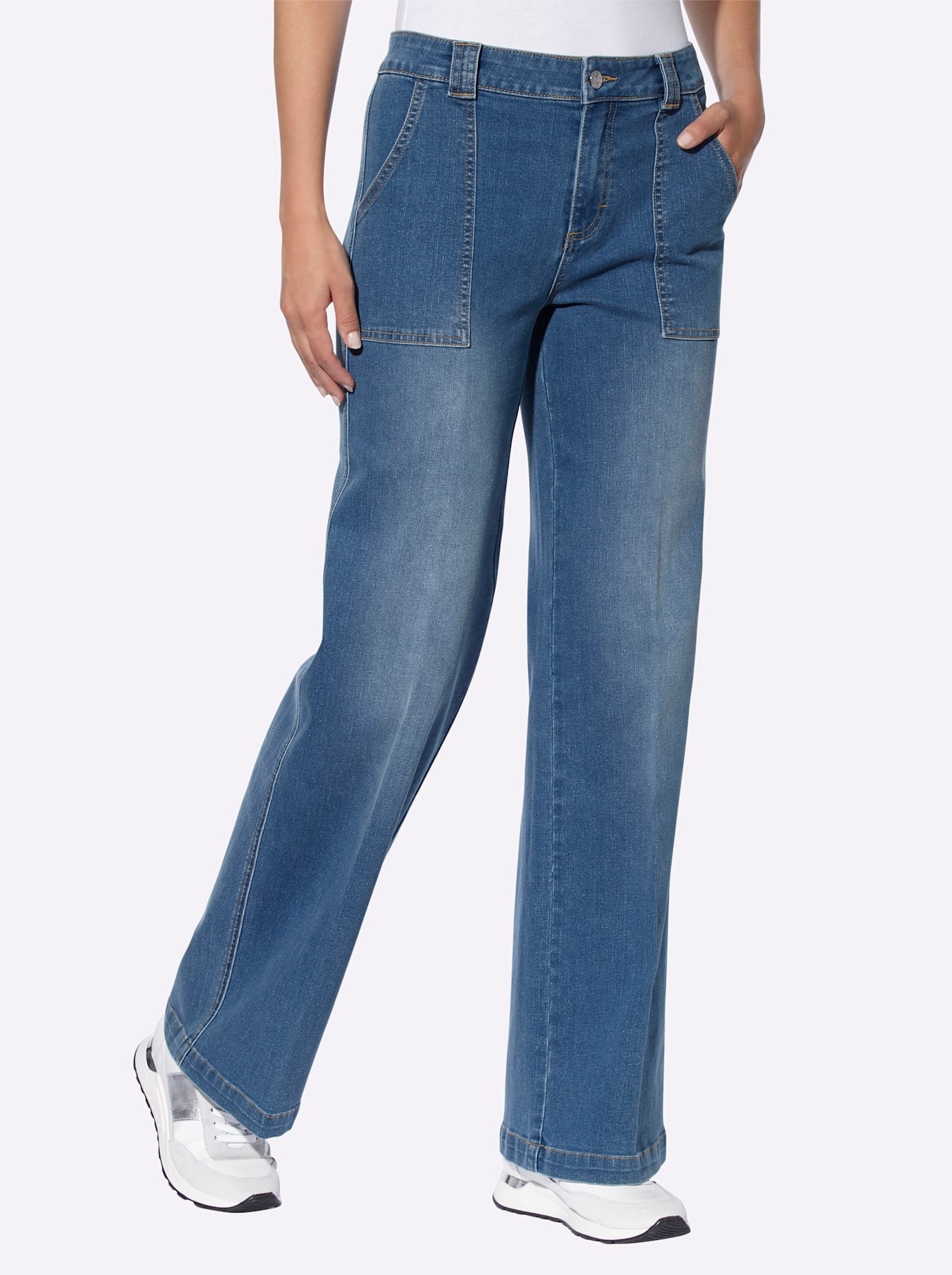heine Bequeme Jeans 1 Stk. tlg. günstig online kaufen