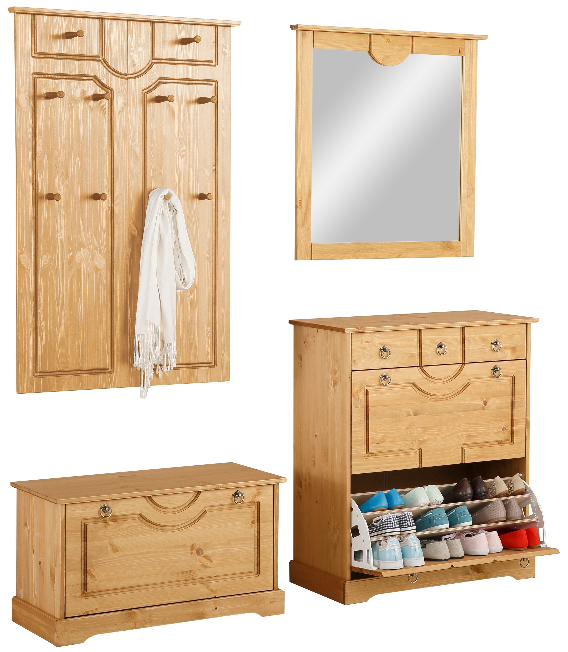 OTTO home Garderoben-Set "Klera" Set, 4 Stk. tlg. günstig online kaufen