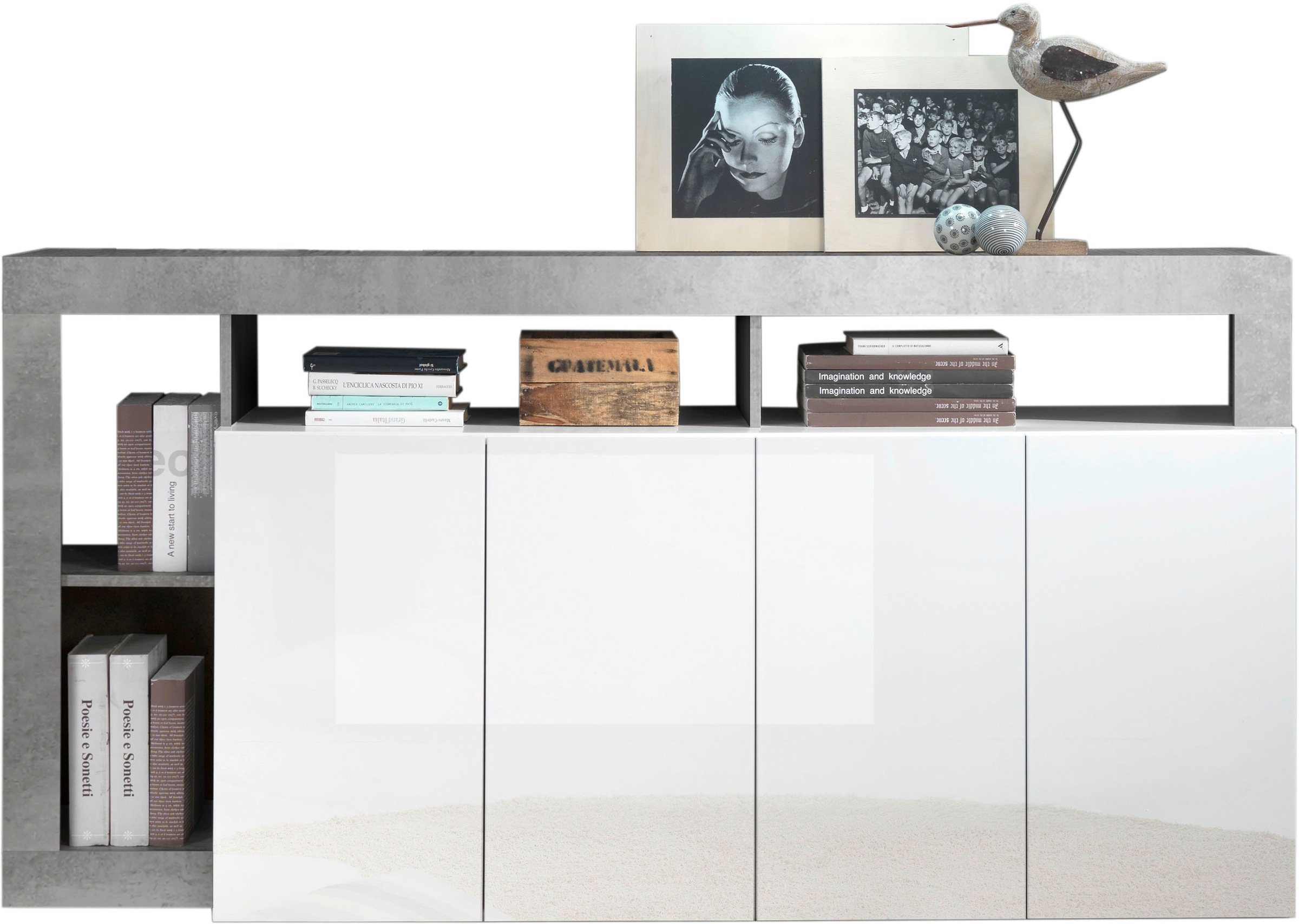 Home affaire Sideboard "Hamburg" Breite 184 cm günstig online kaufen