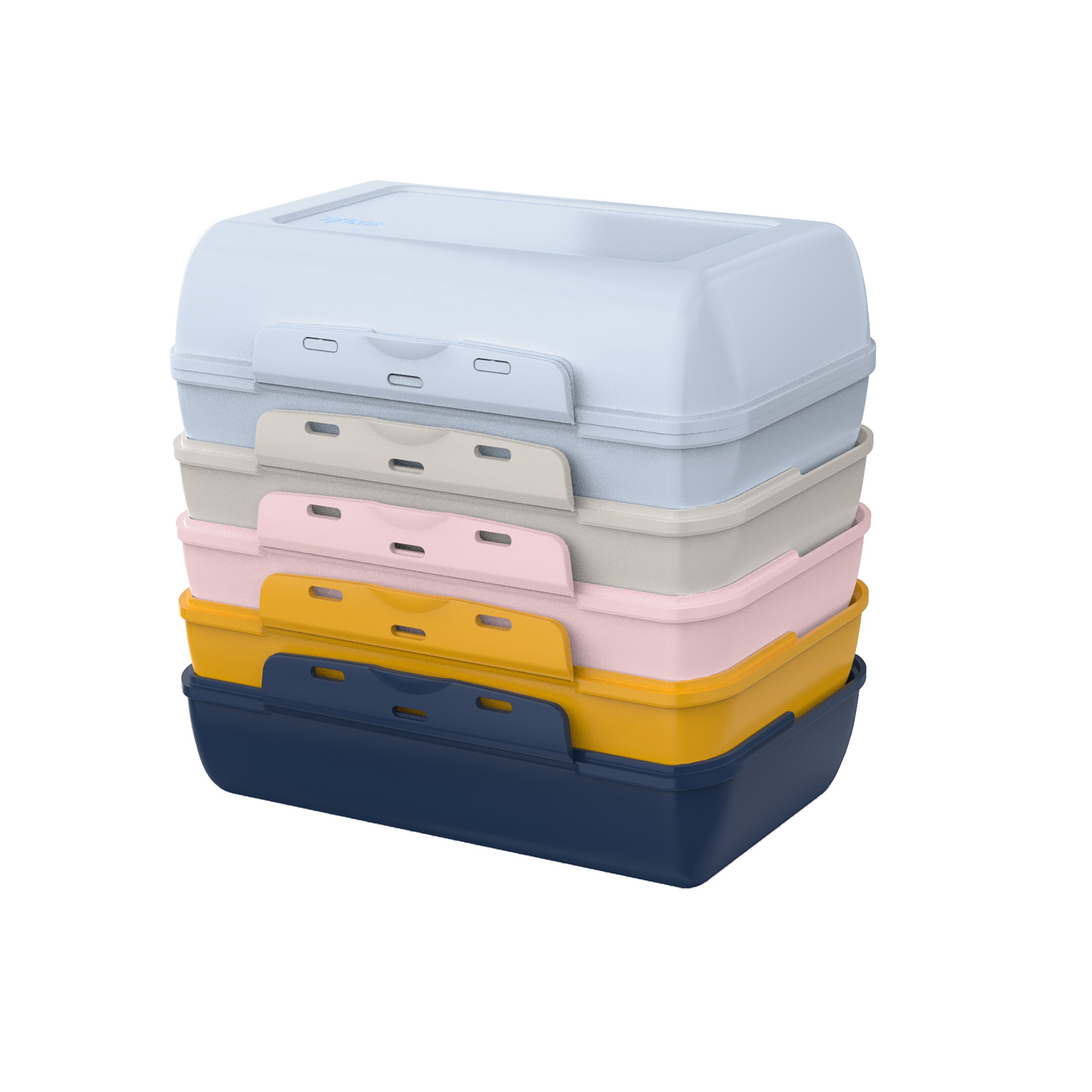 Emsa Lunchbox "Variabolo" Set, 6 tlg. tlg. platzsparend, verschiedene Farbk günstig online kaufen