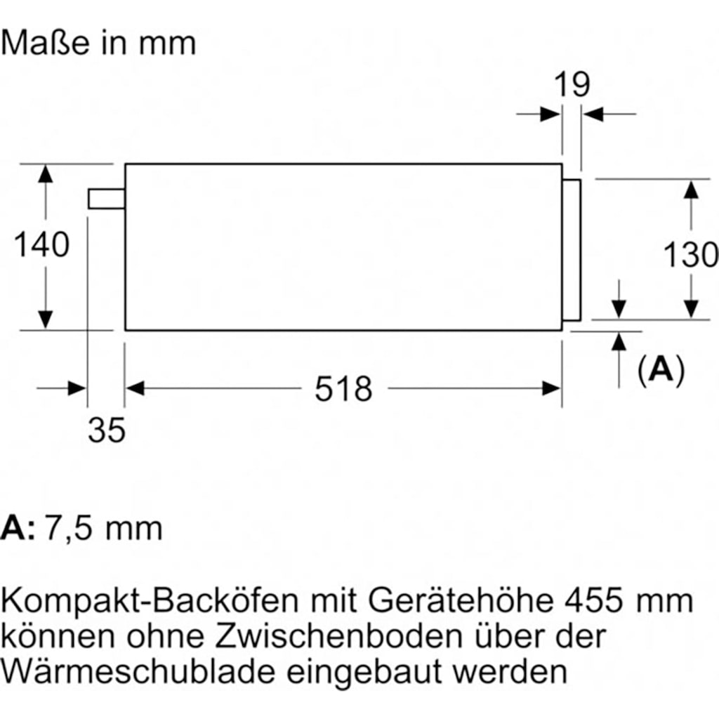 NEFF Einbau-Wärmeschublade »N24HA11N1«