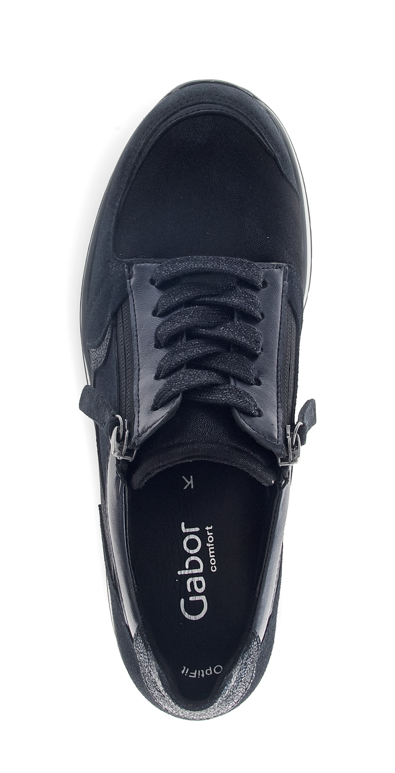 Gabor Keilsneaker »CAPRI«, Freizeitschuh, Halbschuh, Schnürschuh in Extraweite K