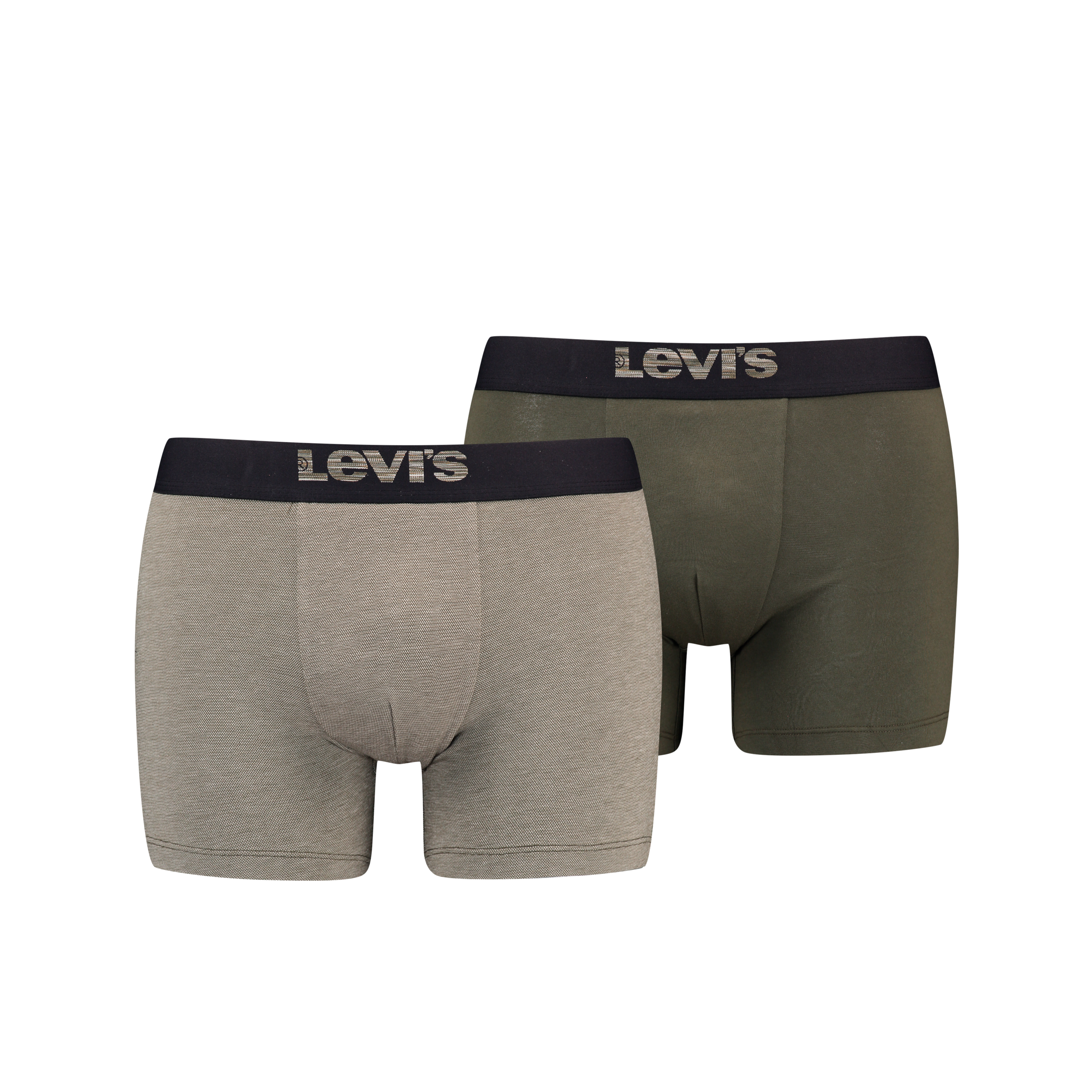 Levis Boxershorts "LEVIS MEN MEL WB BOXER BRIEF ORG CO 2P" 2er Pack, mit br günstig online kaufen