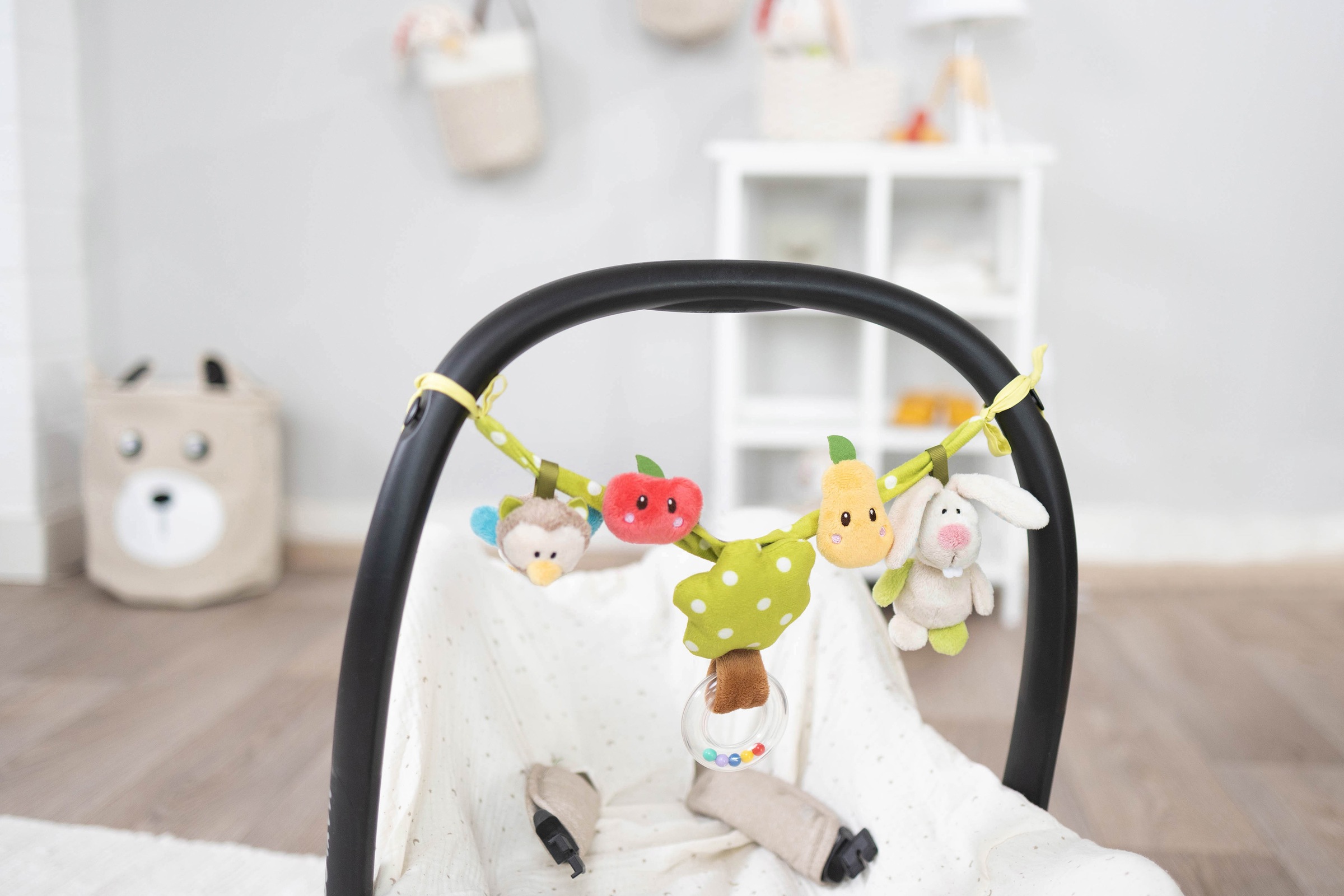 Nici Kinderwagenkette »My first NICI, Hase und Eule, 40 cm«