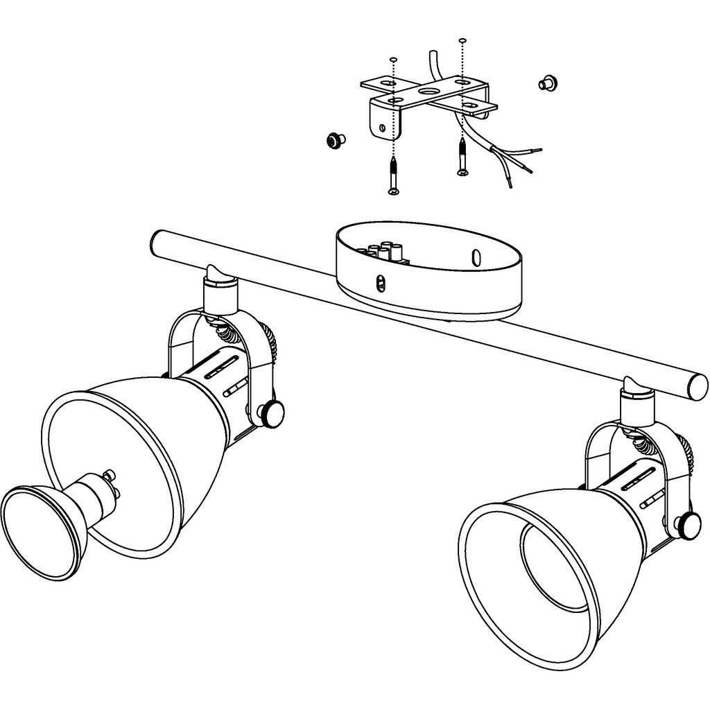 EGLO LED Deckenspots »SERAS 1«, 2 flammig-flammig