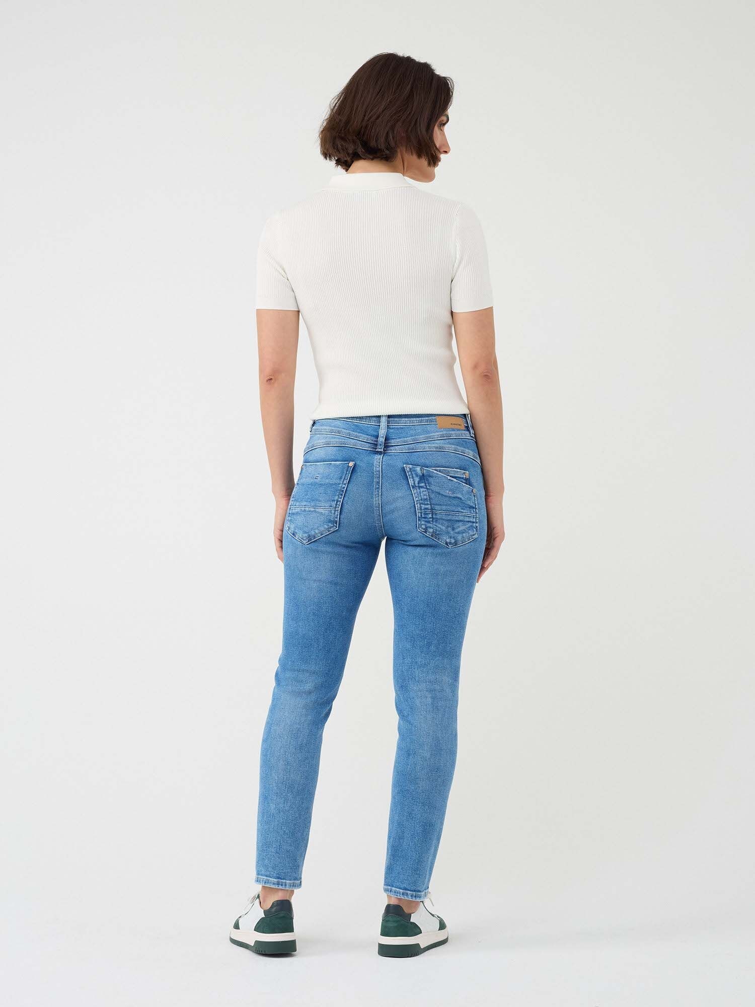 GANG Relax-fit-Jeans »94AMELIE CROPPED« im 5-Pocket-Style