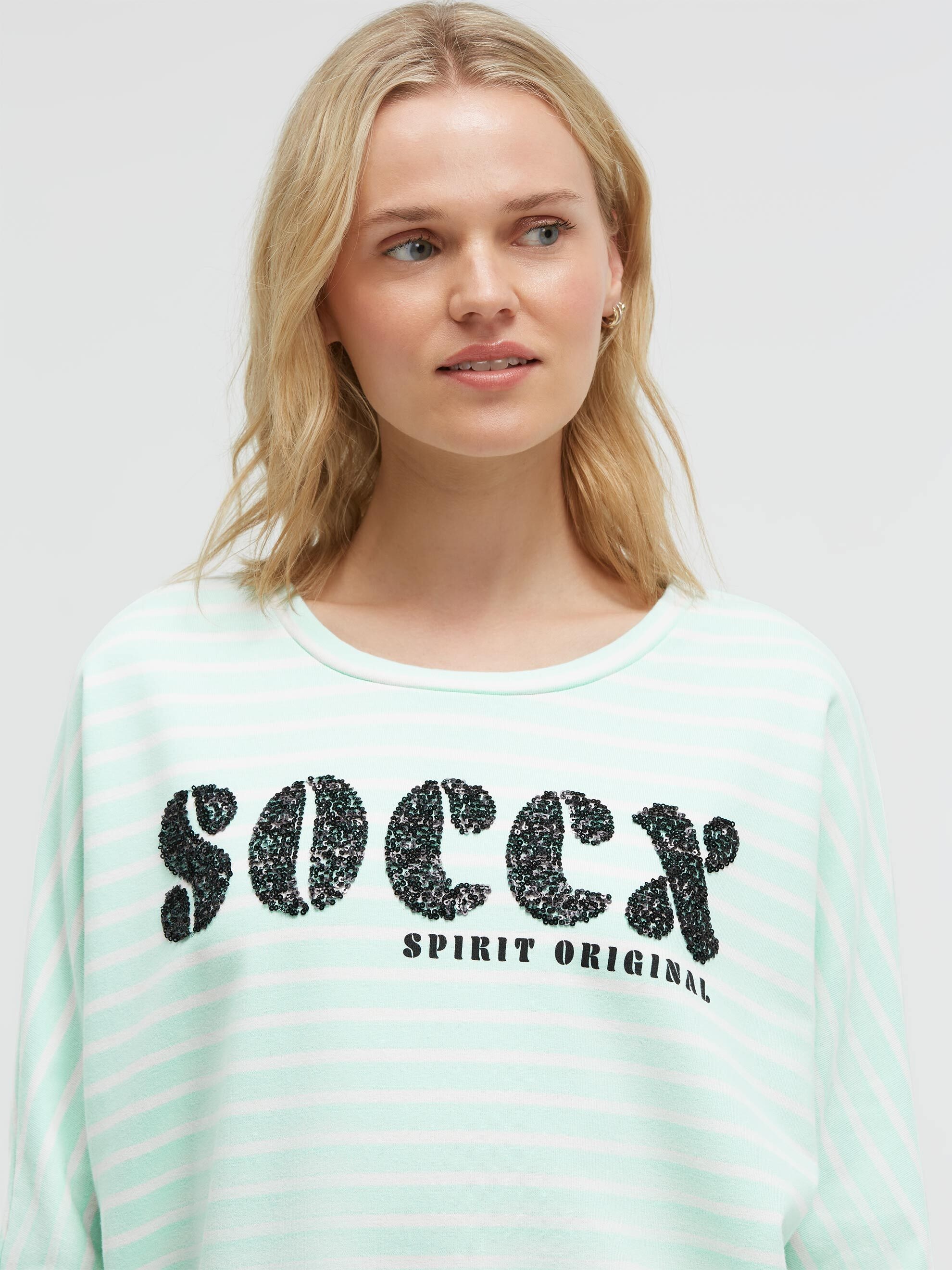 SOCCX Sweater , mit Fledermausärmeln
