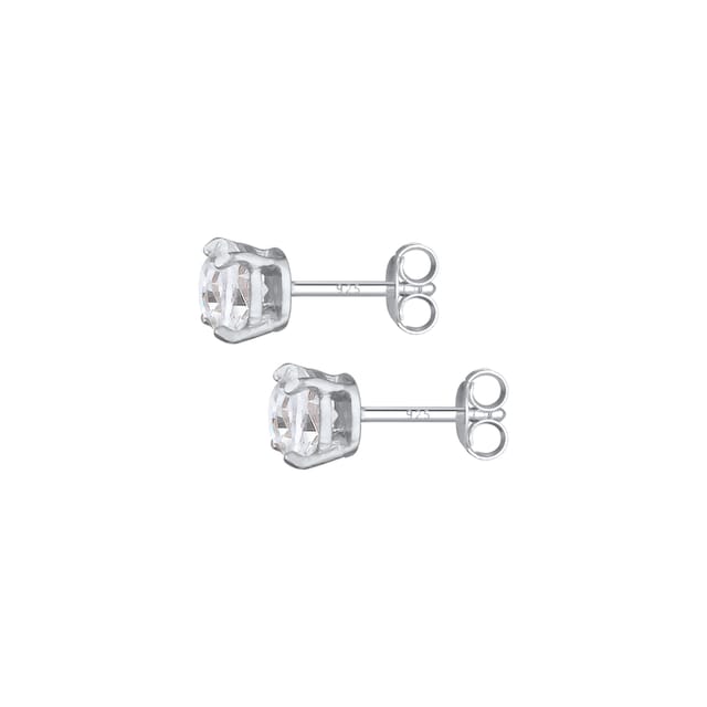 Kuzzoi Paar Ohrstecker »Basic Stecker Geo Kristalle 925 Silber« ▷ kaufen |  BAUR