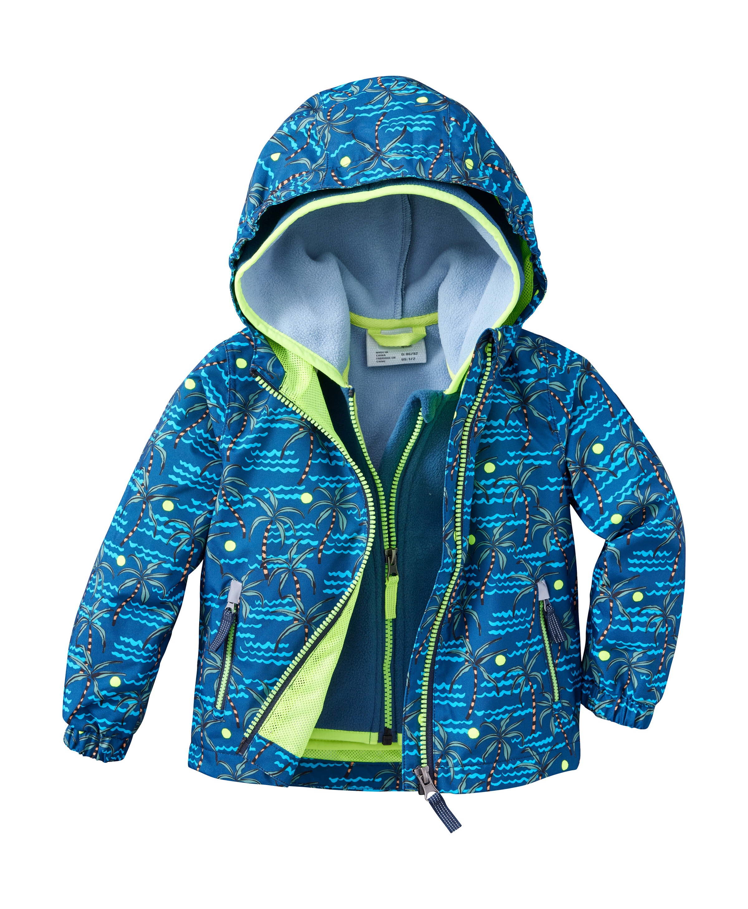 first instinct by killtec Funktionsjacke »FIOS 4 MNS JCKT«, Wasser- und winddichte Kinderjacke mit verlängerbaren Ärmeln