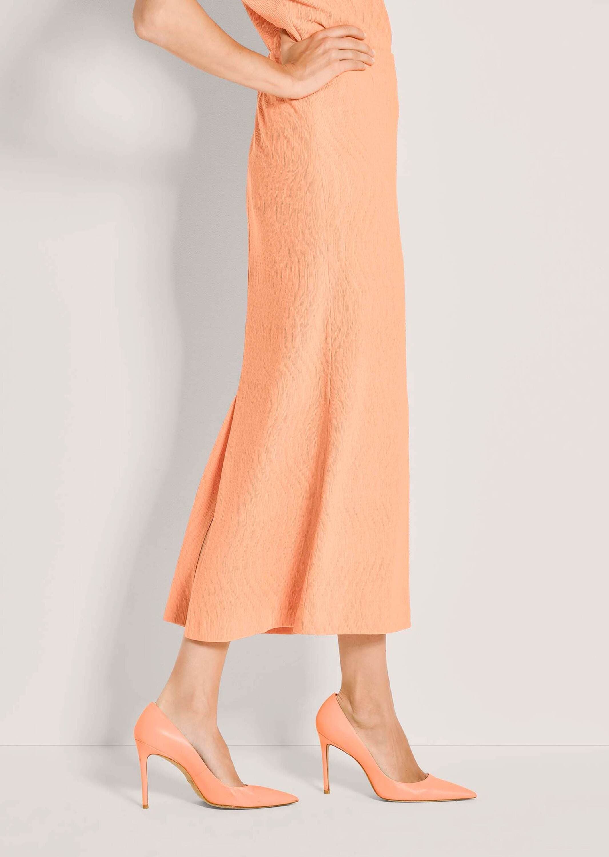 MADELEINE Midirock »Jerseyrock Sommerrock mit Wellenstruktur« Wellenstruktur