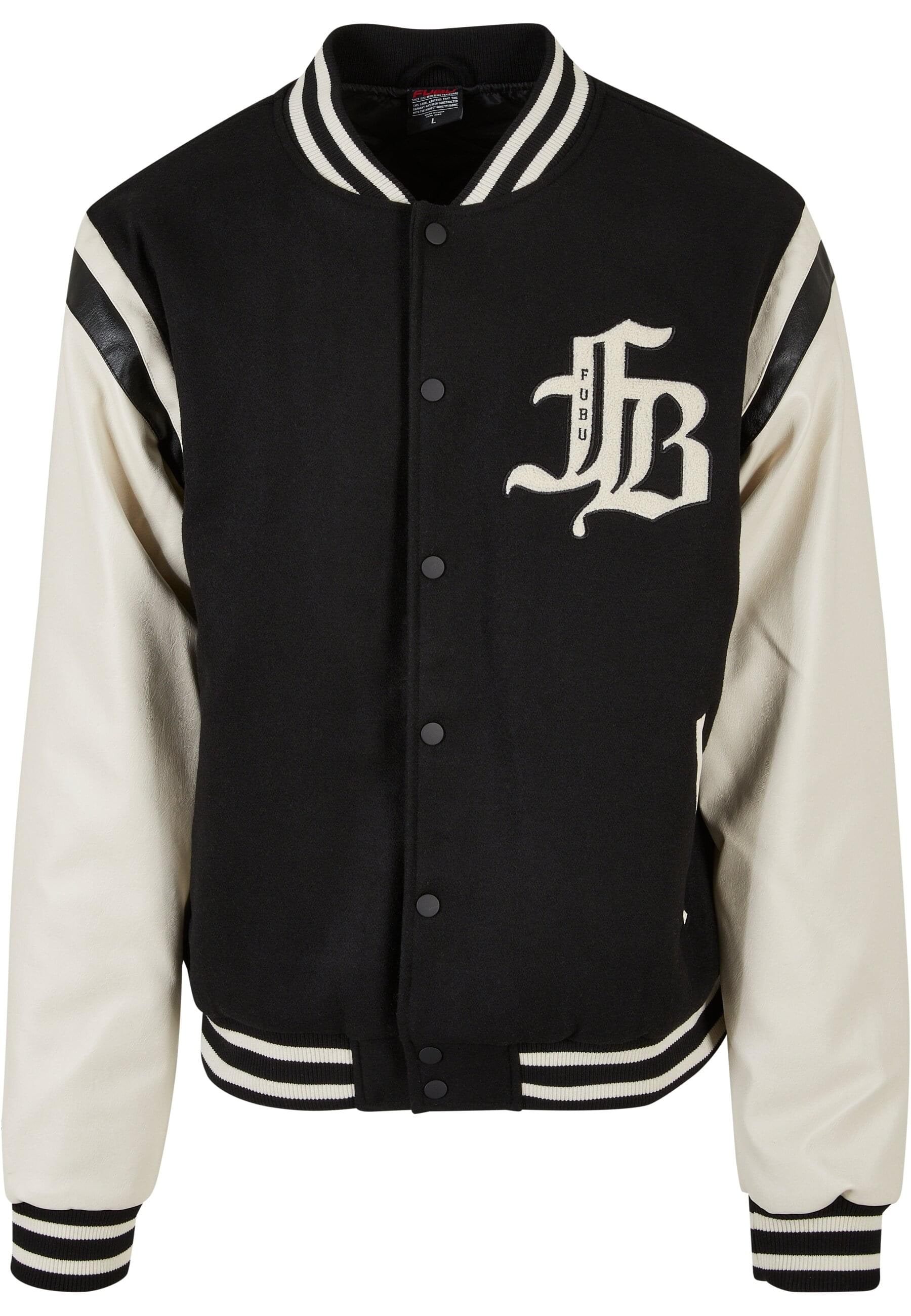 Fubu Allwetterjacke "Fubu Herren FM231-021-1 FUBU Old English Varsity Jacke günstig online kaufen
