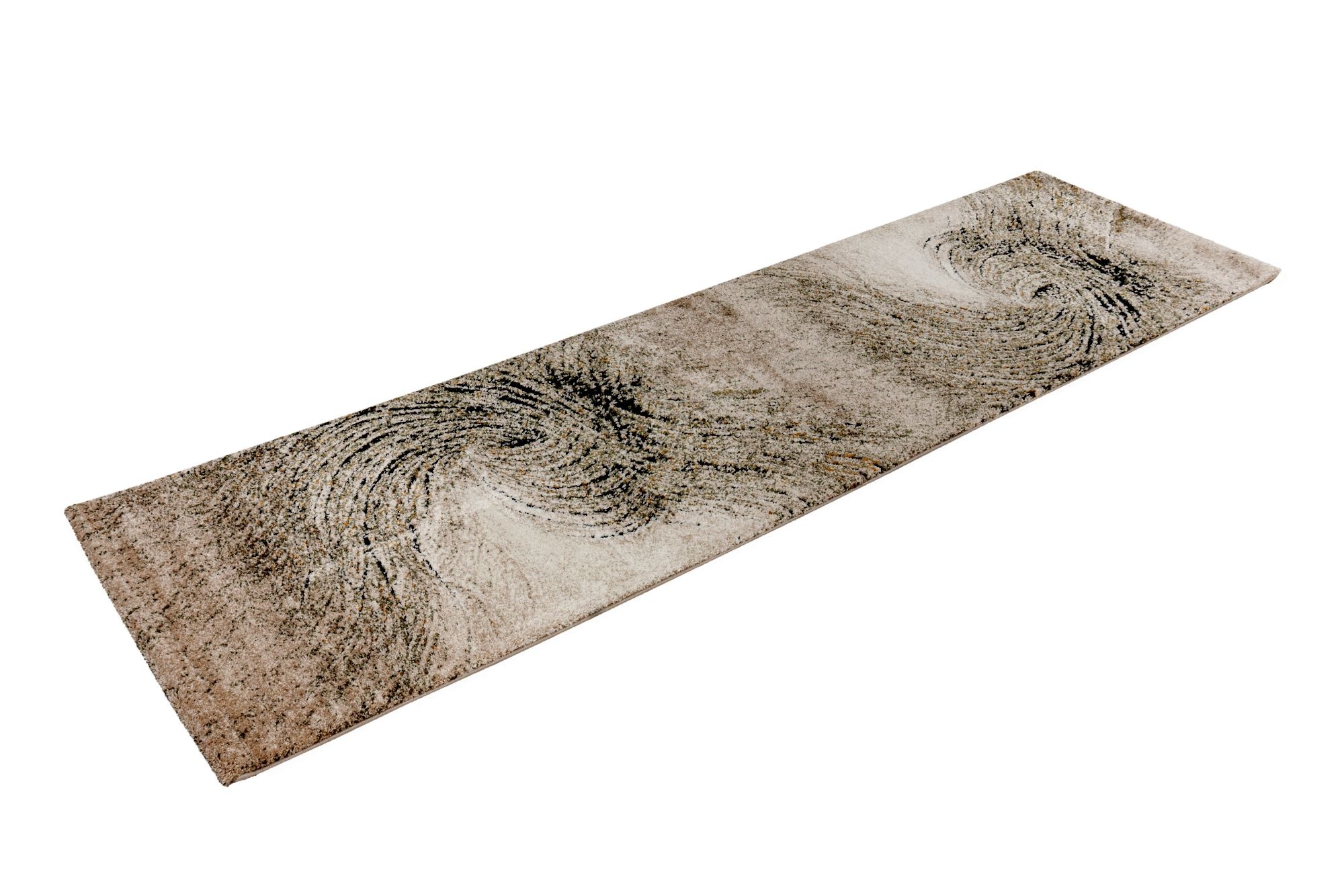 Teppich KAYOOM "Firenze 487", grün, B:80cm H:22mm L:300cm, Polypropylen, Teppiche, Teppich, Kurzflor, Modernes Muster, Fußbodenheizungsgeeignet, Wohnzimmer 2