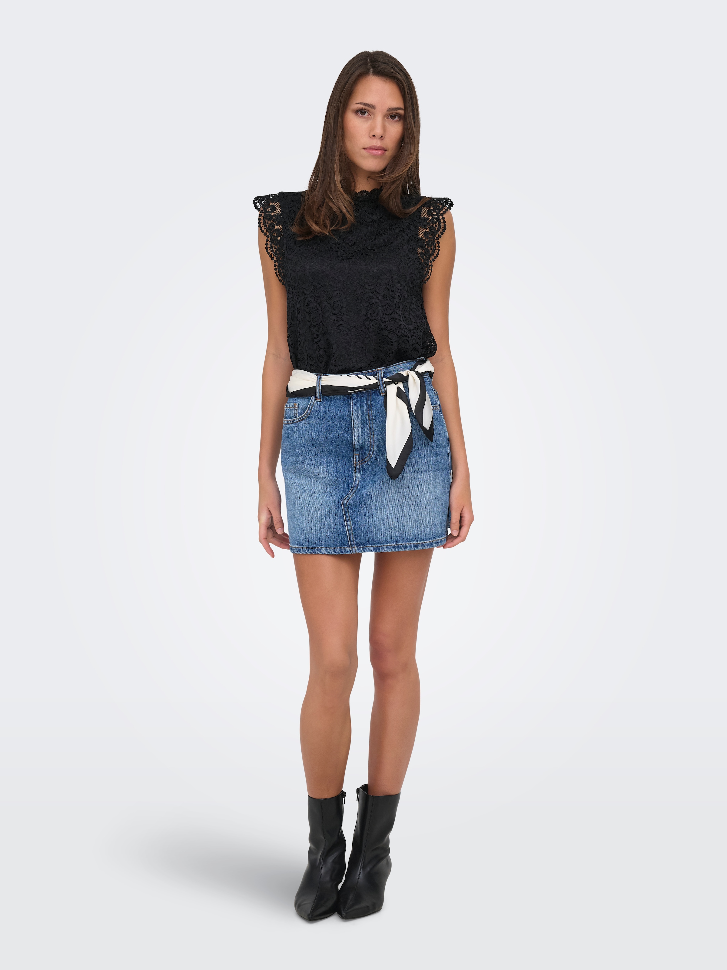 JDY Spitzenshirt »JDYLOTAS S/L LACE TOP JRS«