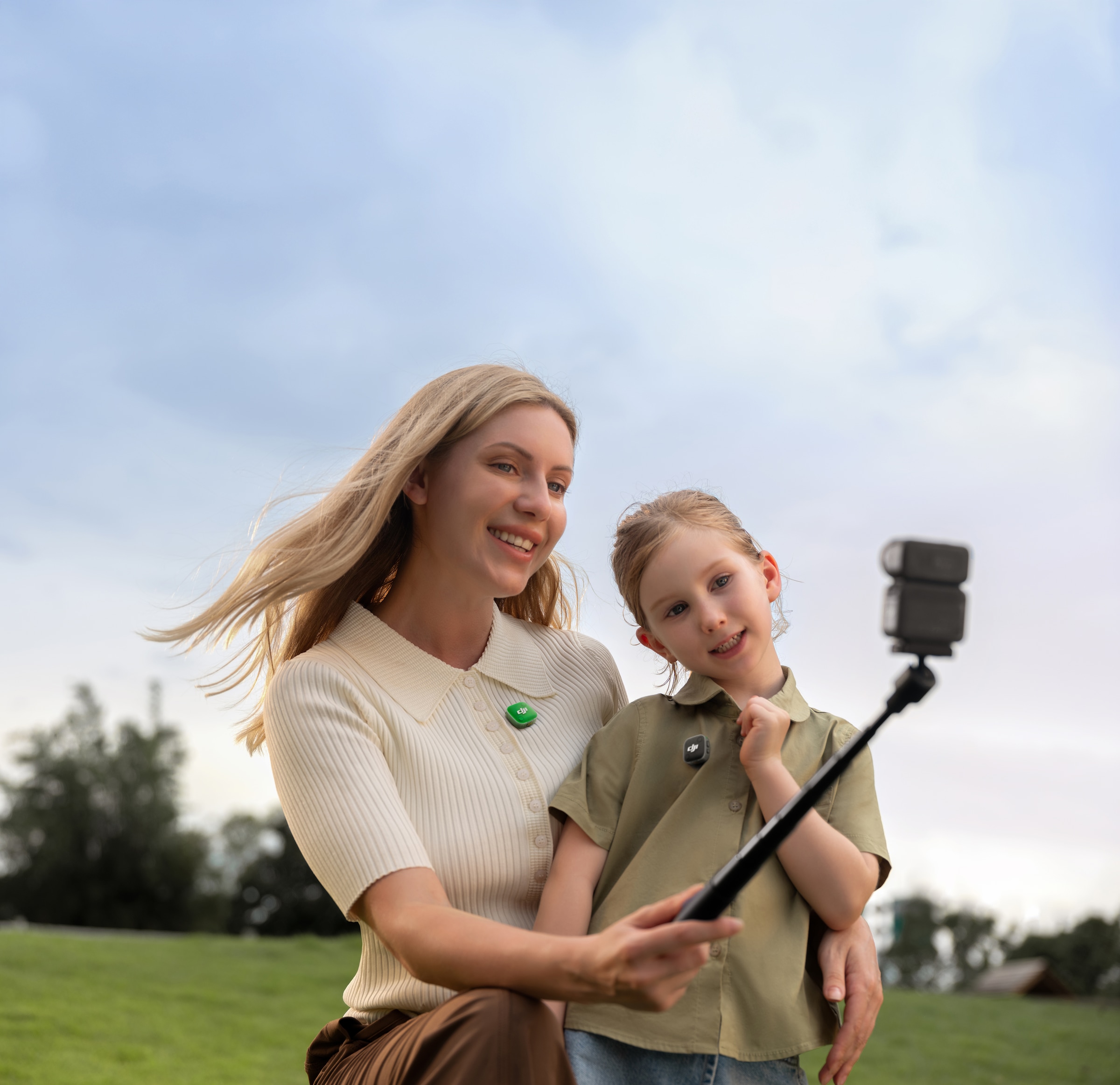 DJI Mikrofon »Mic Mini 2 (2 TX + 1 Mobile RX + Charging Case)«