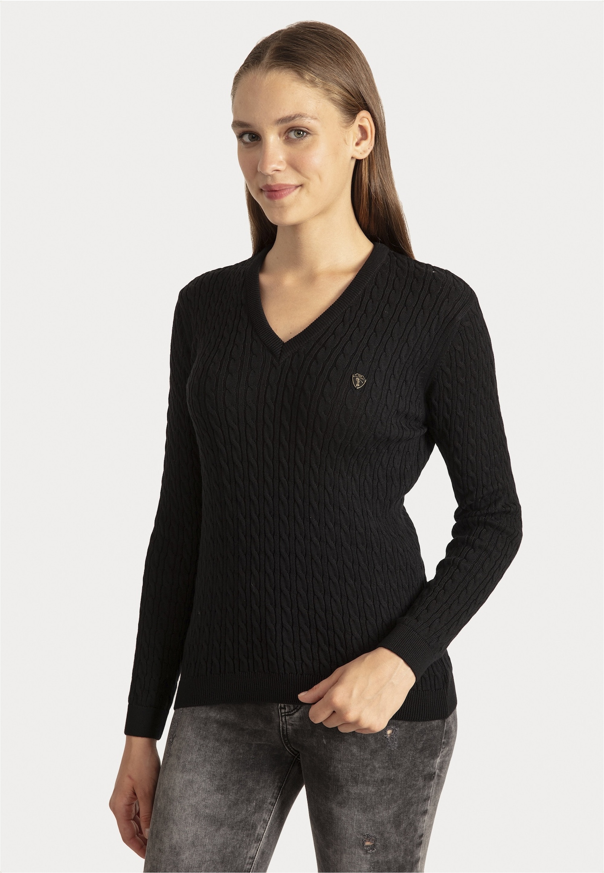 SIR RAYMOND TAILOR V-Ausschnitt-Pullover »Jena«, in klassischem Design
