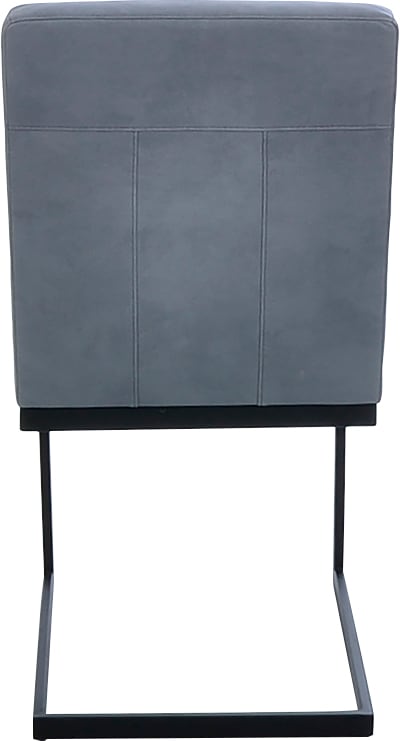K+W Komfort & Wohnen Freischwinger, 1 St., Microfaser, Freischwingergestell aus Vierkantrohr schwarz, hoher Sitzkomfort