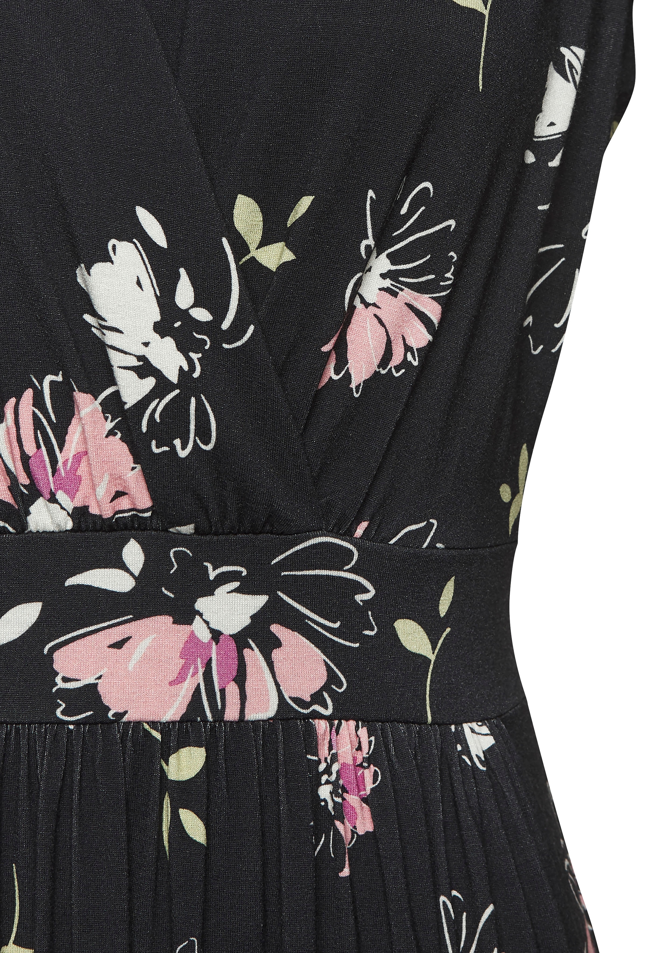 Vivance Jerseykleid, mit Blumendruck