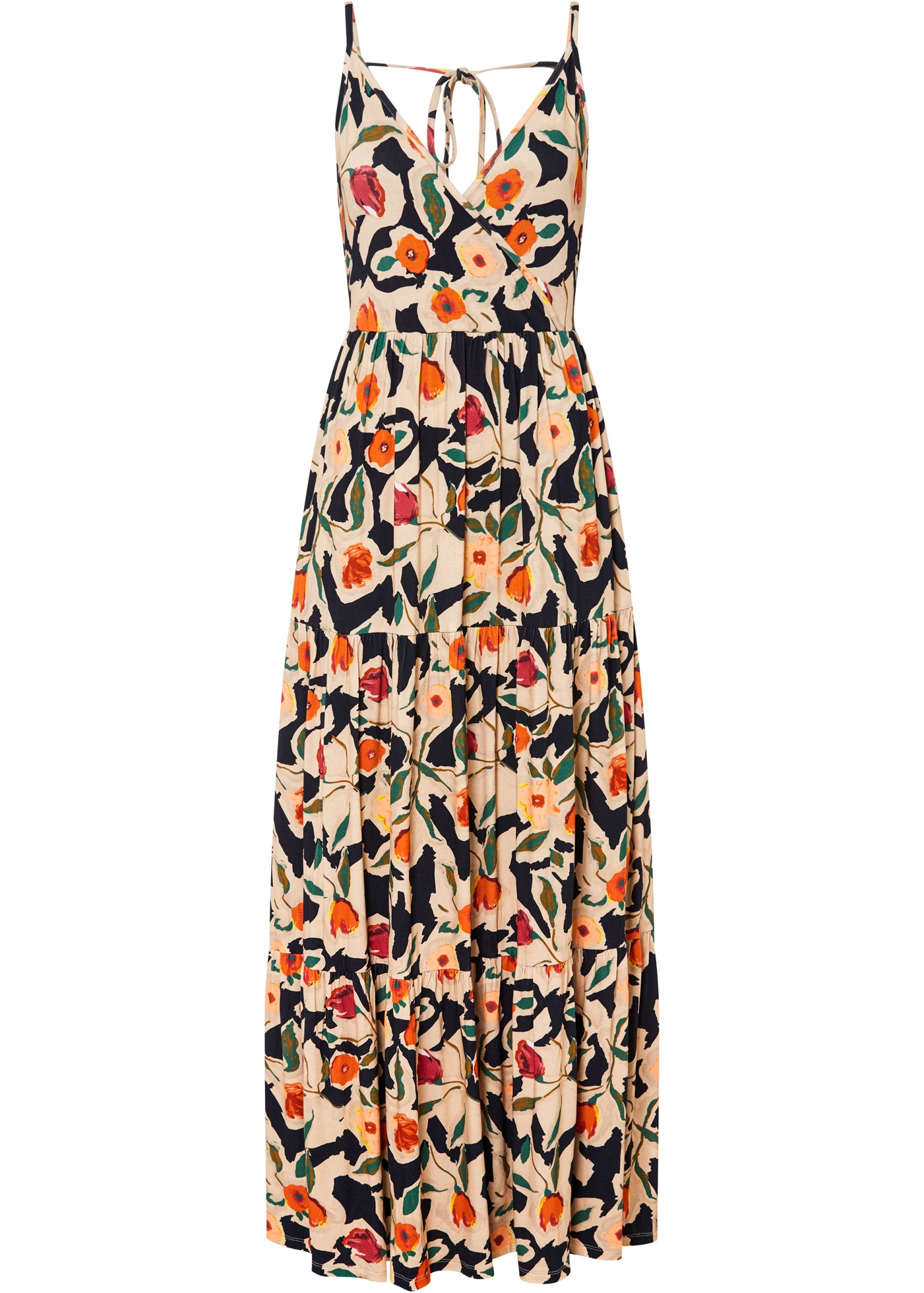 bonprix Maxikleid »Maxikleid aus softem Viskose-Mix« Maxikleid aus softem Viskose-Mix