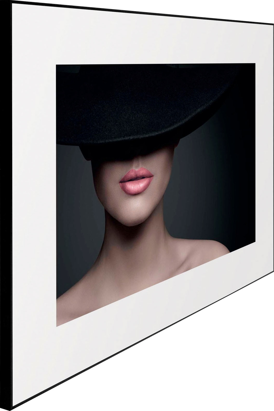 Reinders! Wandbild »Slim Frame Black 50x70 Feminine Hat«