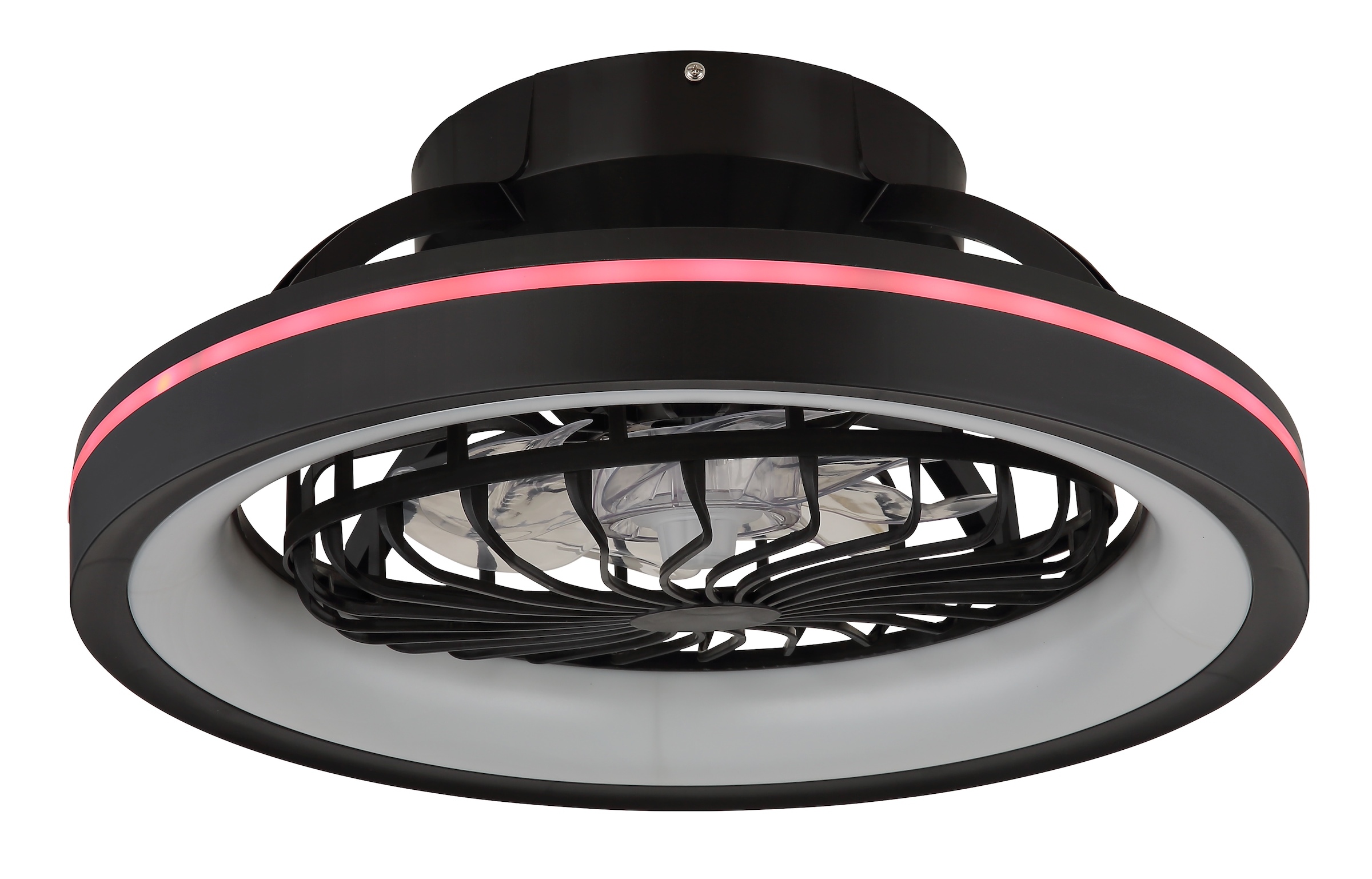 GLOBO LIGHTING Deckenleuchte »DEANNE« LED-Modul 1 Stk. warmweiß - kaltweiß Ventilator opal kühlen-heizen RGB Regenbogen modern Wohnzimmer