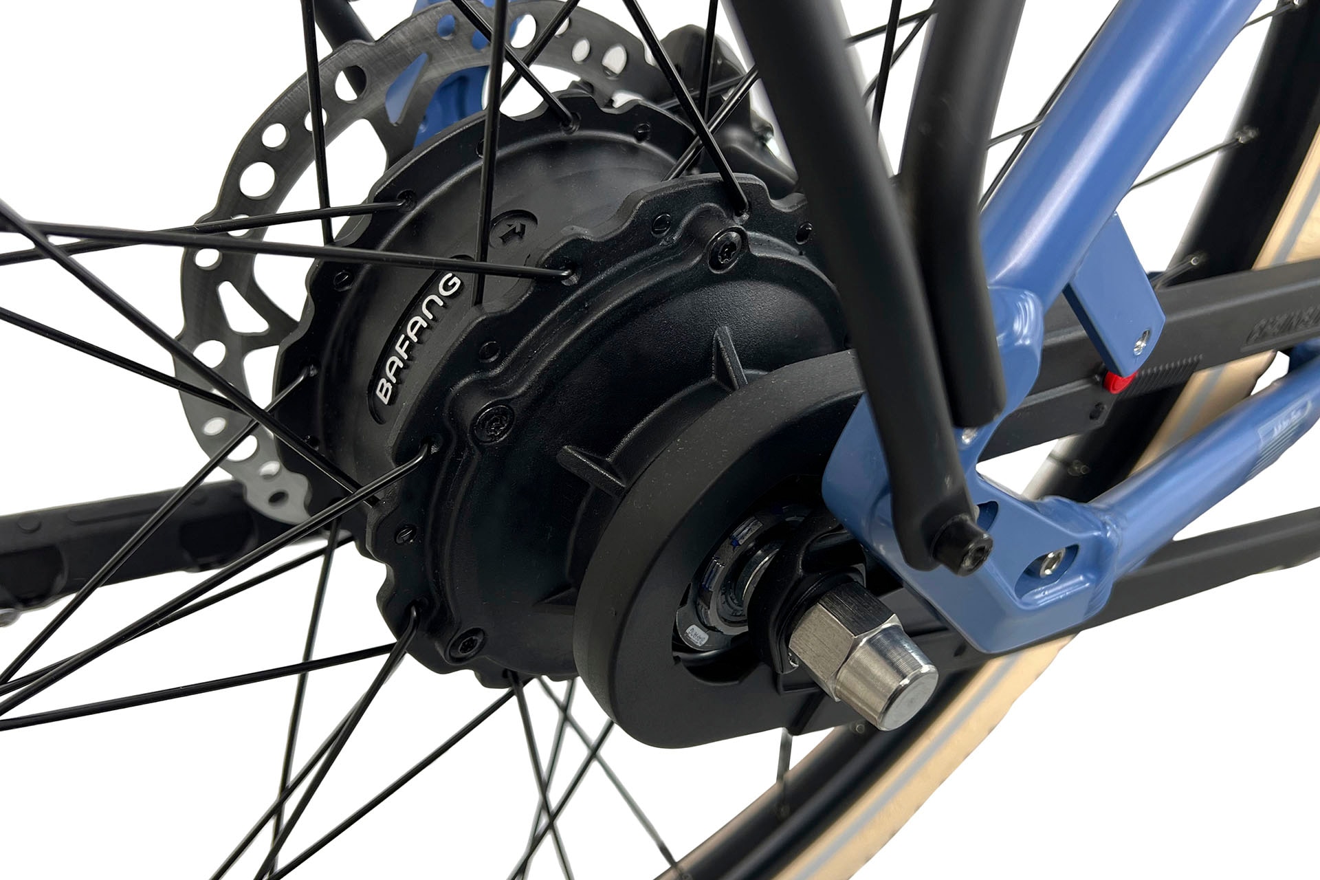 LLobe »CityVenture E-Bike 27,5" Ontario RM, blau« 2 Gang Nabenschaltung Heckmotor 250 W