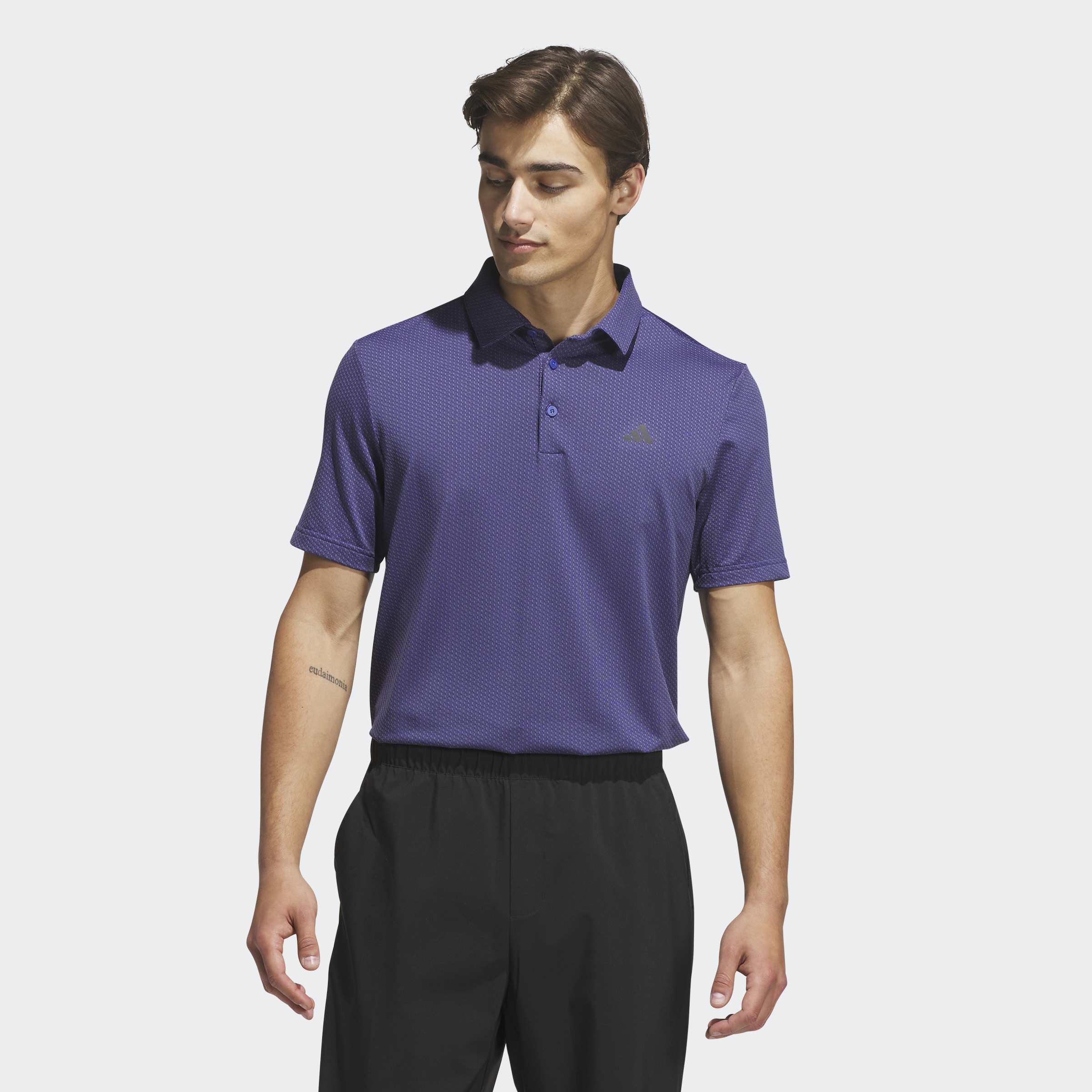adidas Performance Poloshirt "PERF TXT POLO" mit strukturierter Optik, aus Single Jersey