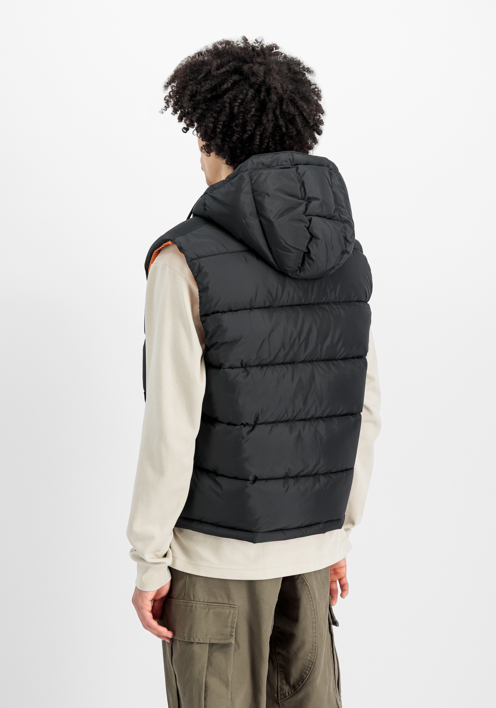 Alpha Industries Wendejacke "Hooded Puffer Vest FD"