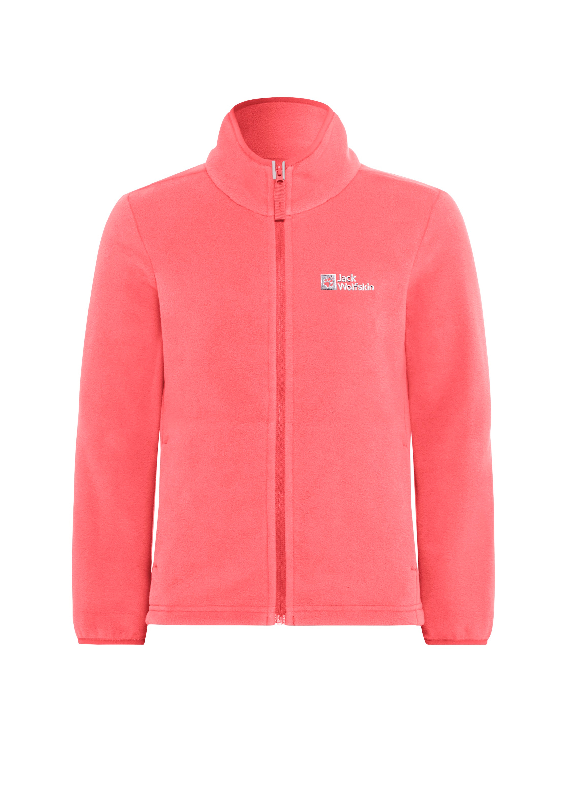 Jack Wolfskin Fleecejacke "TAUNUS JACKET K" hochschließender Kragen, mit Reißverschluss, atmungsaktiv