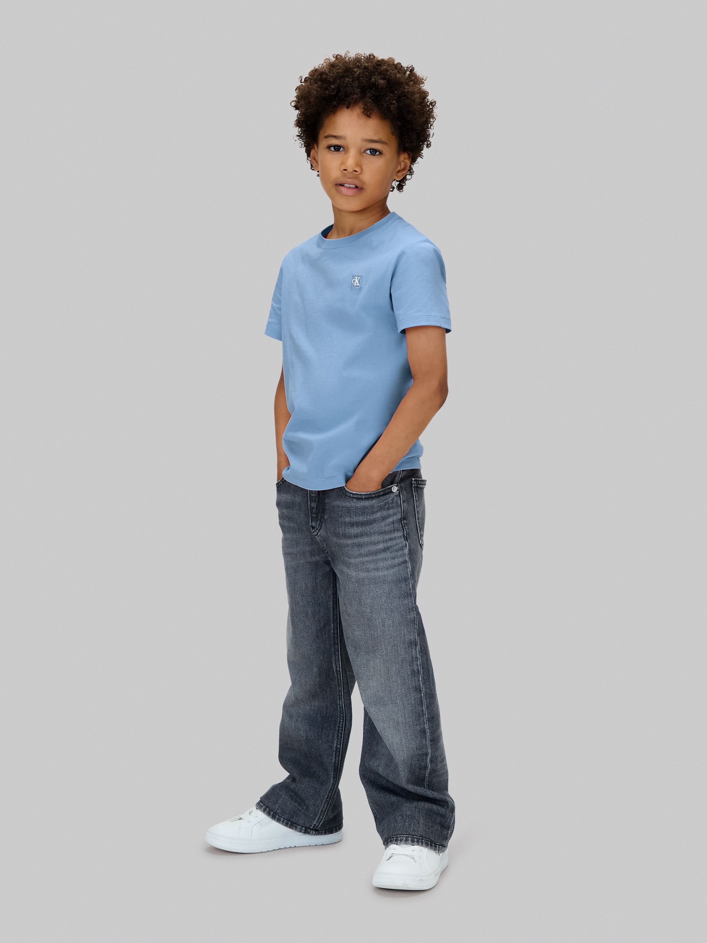 Calvin Klein Jeans T-Shirt »MONOGRAM MINI BADGE T-SHIRT«, für Kinder bis 16 Jahre