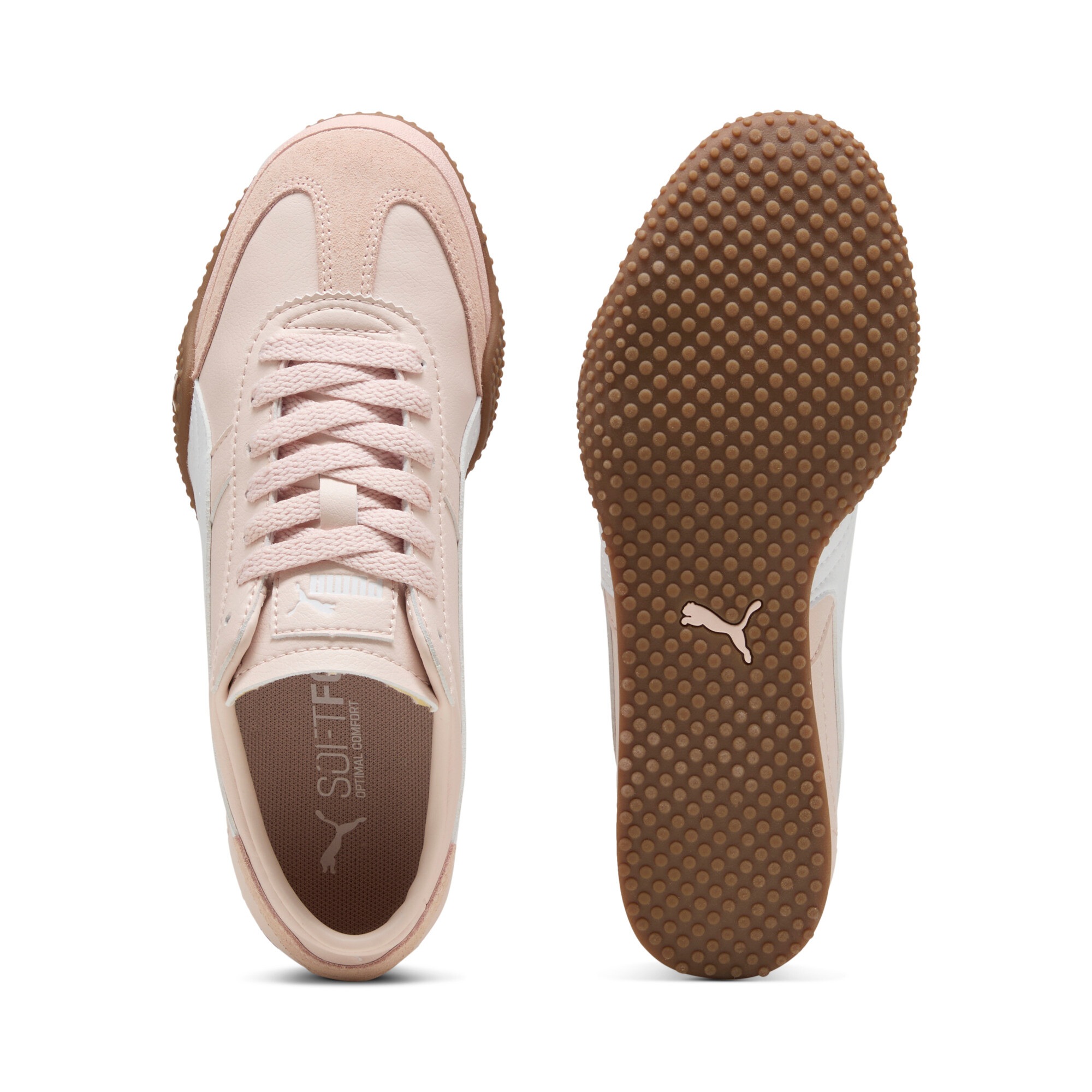 Sneaker PUMA "BELLA UT LEA", Herren, Gr. 37, island pink, puma weiß, Synthetik, mehrfarbig, Schuhe Sneaker, für Sportmode und Streetwear, herausnehmbare Innensohle 3