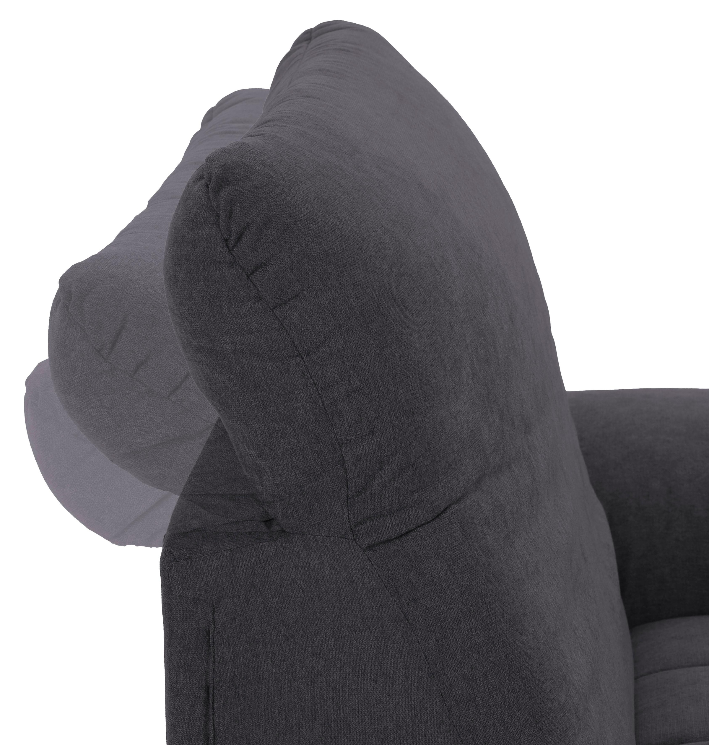 Home affaire Ecksofa »Lyla L-Form«, mit Recamiere, wahlweise mit Rückenfunktion und zusätzlich mit Bett