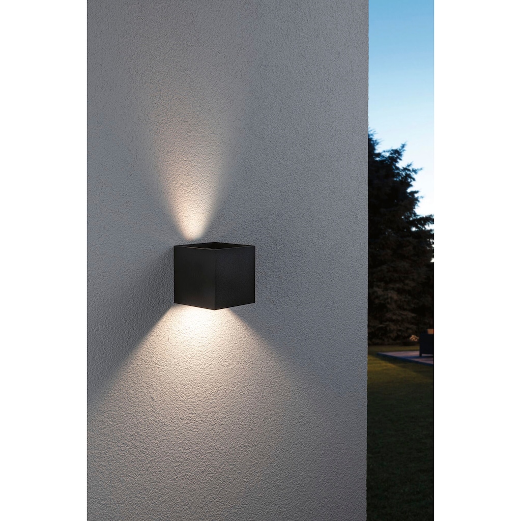 Paulmann LED Außen-Wandleuchte »Outdoor 230V Cybo RGBW Zigbee 2000-6500K anthrazit«, 2 flammig-flammig