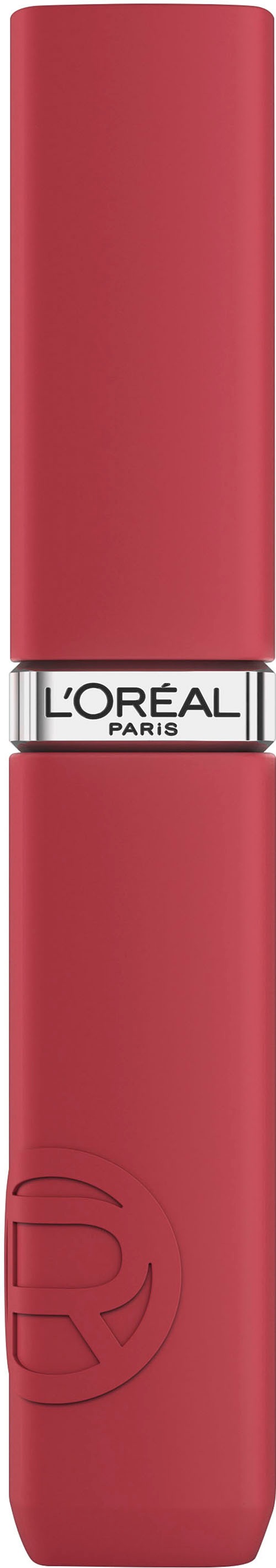 L'ORÉAL PARIS Lippenstift »L'Oréal Paris Infaillible Matte Resistance«, mit natürlichen Inhaltstoffen